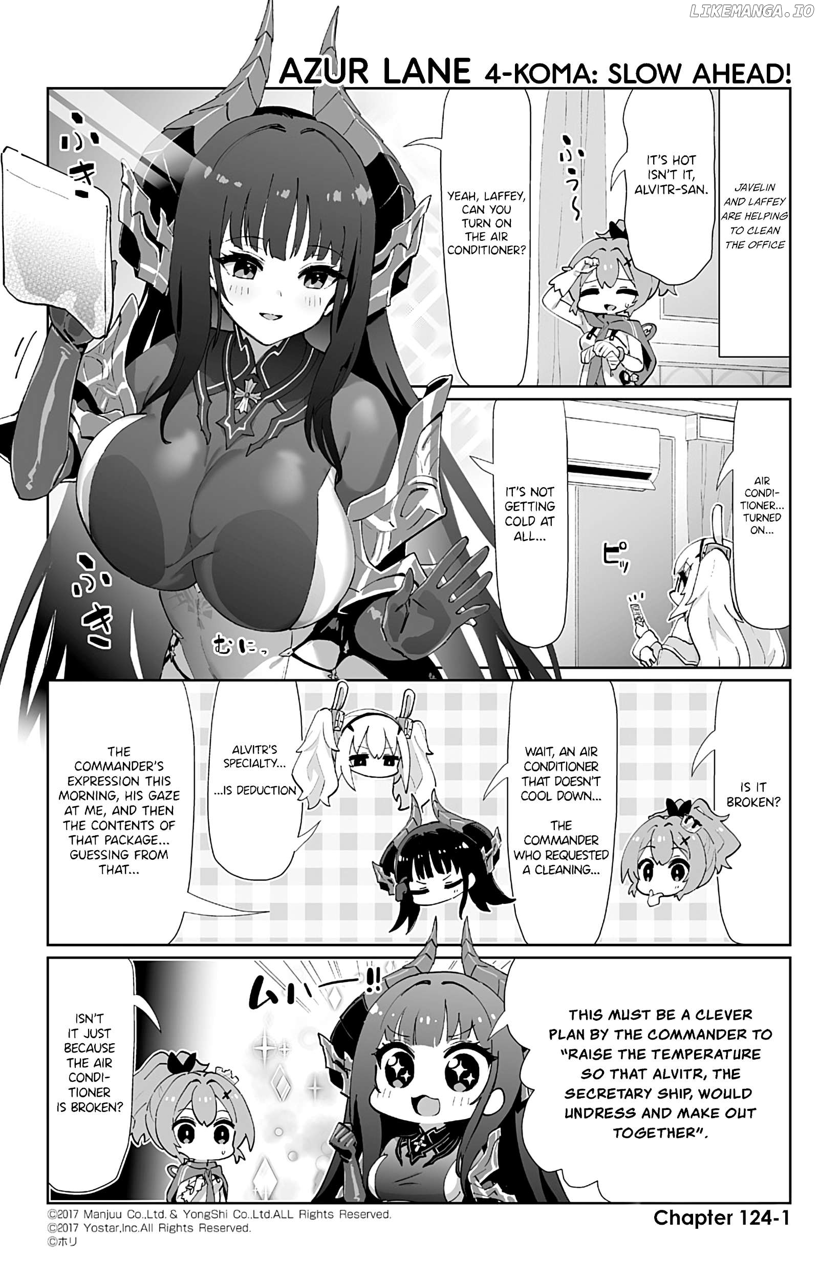 Azur Lane 4-Koma: Slow Ahead Chapter 124 - page 1