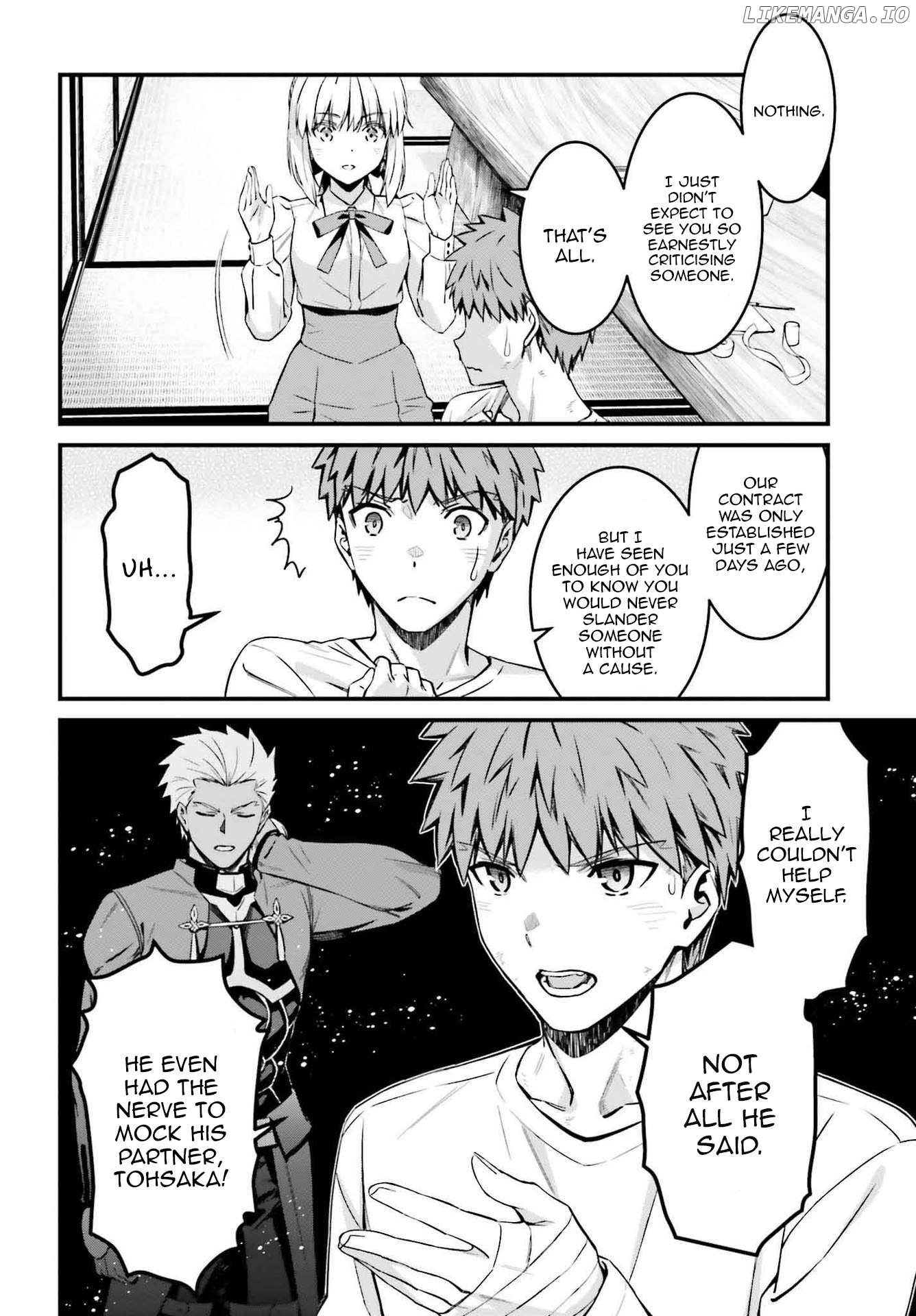 Fate/stay Night - Unlimited Blade Works Chapter 22.2 - page 3