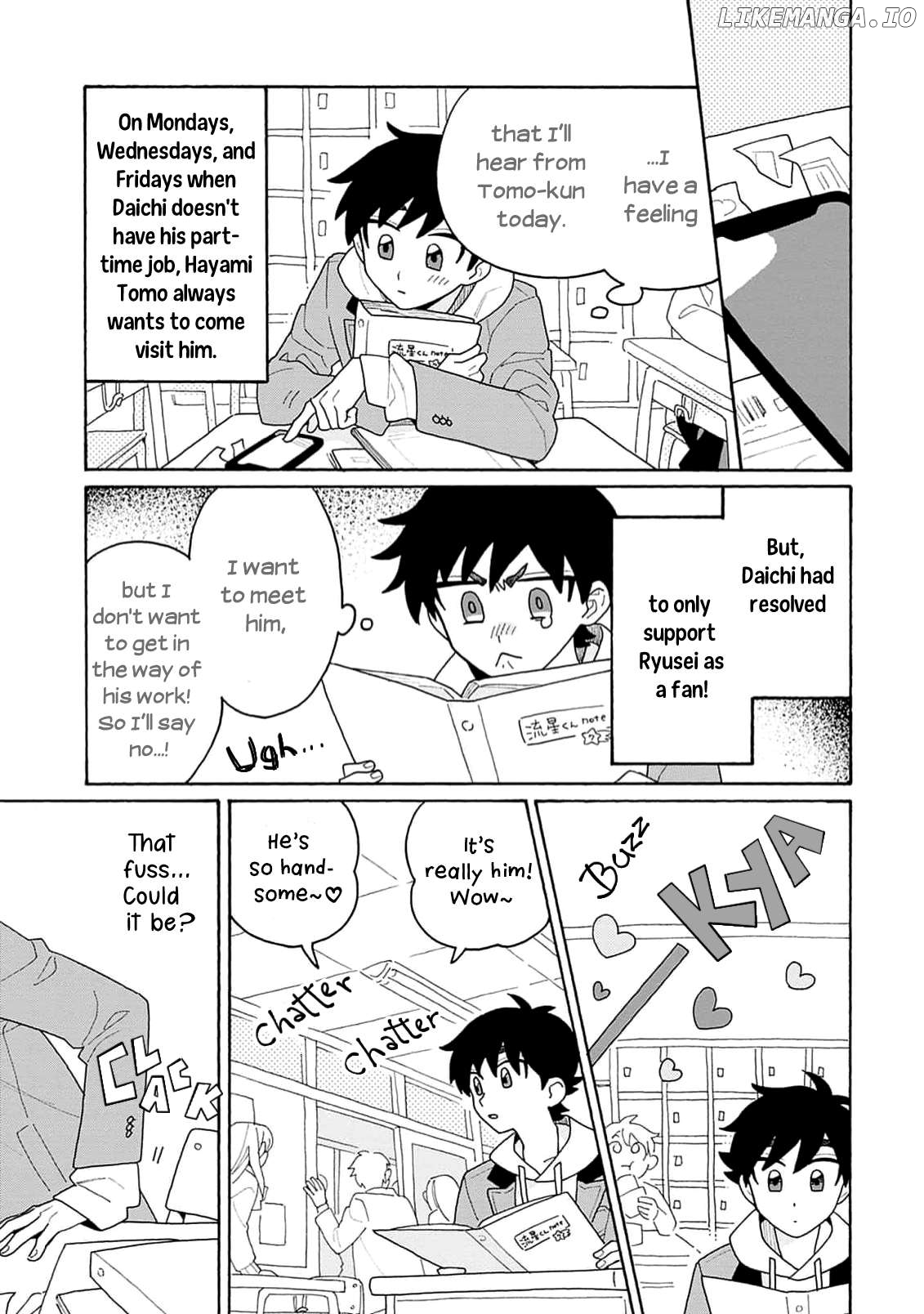 Lovesick Idol Ryuusei-kun Won't Give Up! Chapter 3 - page 7