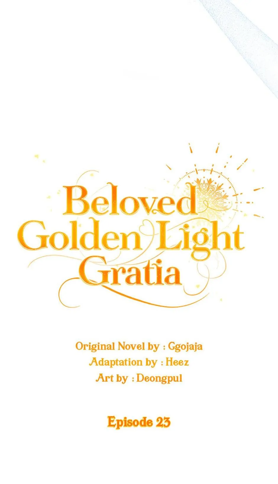 Beloved Golden Light Gratia Chapter 23 - page 38