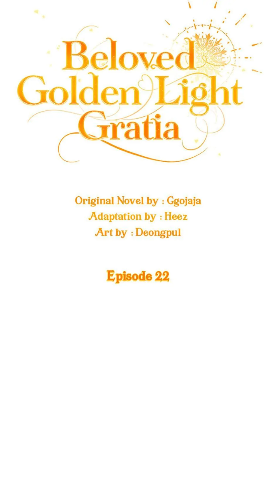 Beloved Golden Light Gratia Chapter 22 - page 39