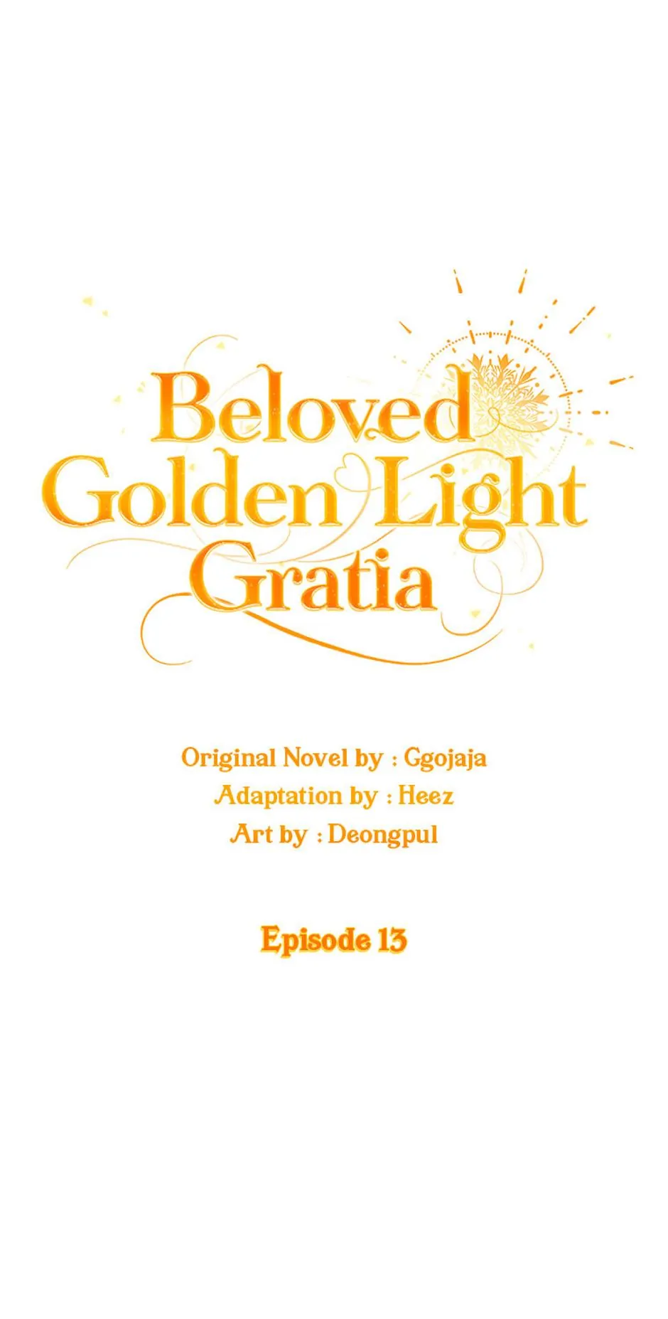 Beloved Golden Light Gratia Chapter 13 - page 1