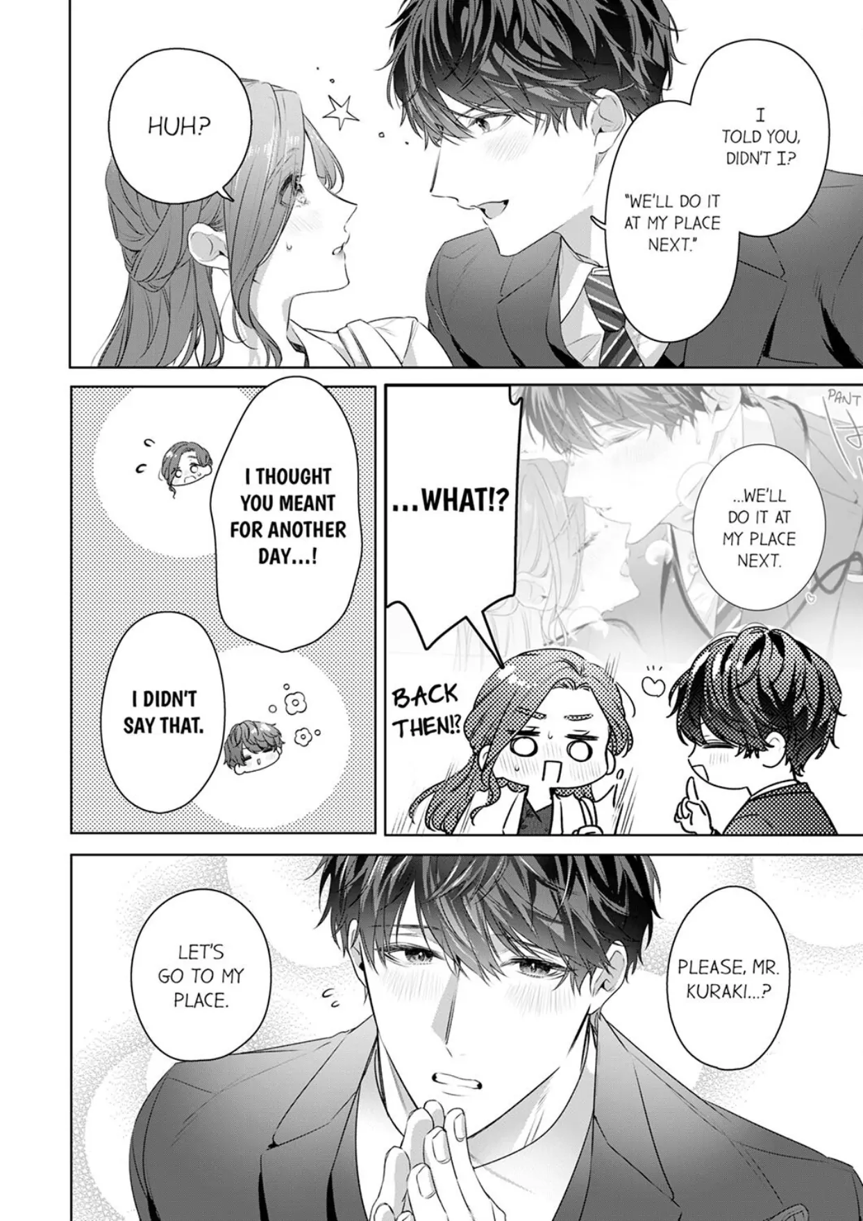 Shinya Zangyou - Nikushoku Kouhai no Iki Tsukushi Kotobazeme SEX Chapter 8 - page 4