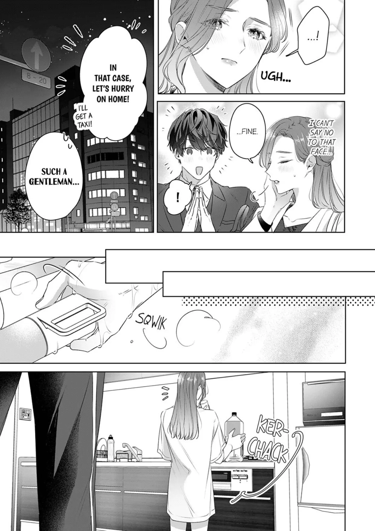 Shinya Zangyou - Nikushoku Kouhai no Iki Tsukushi Kotobazeme SEX Chapter 8 - page 5