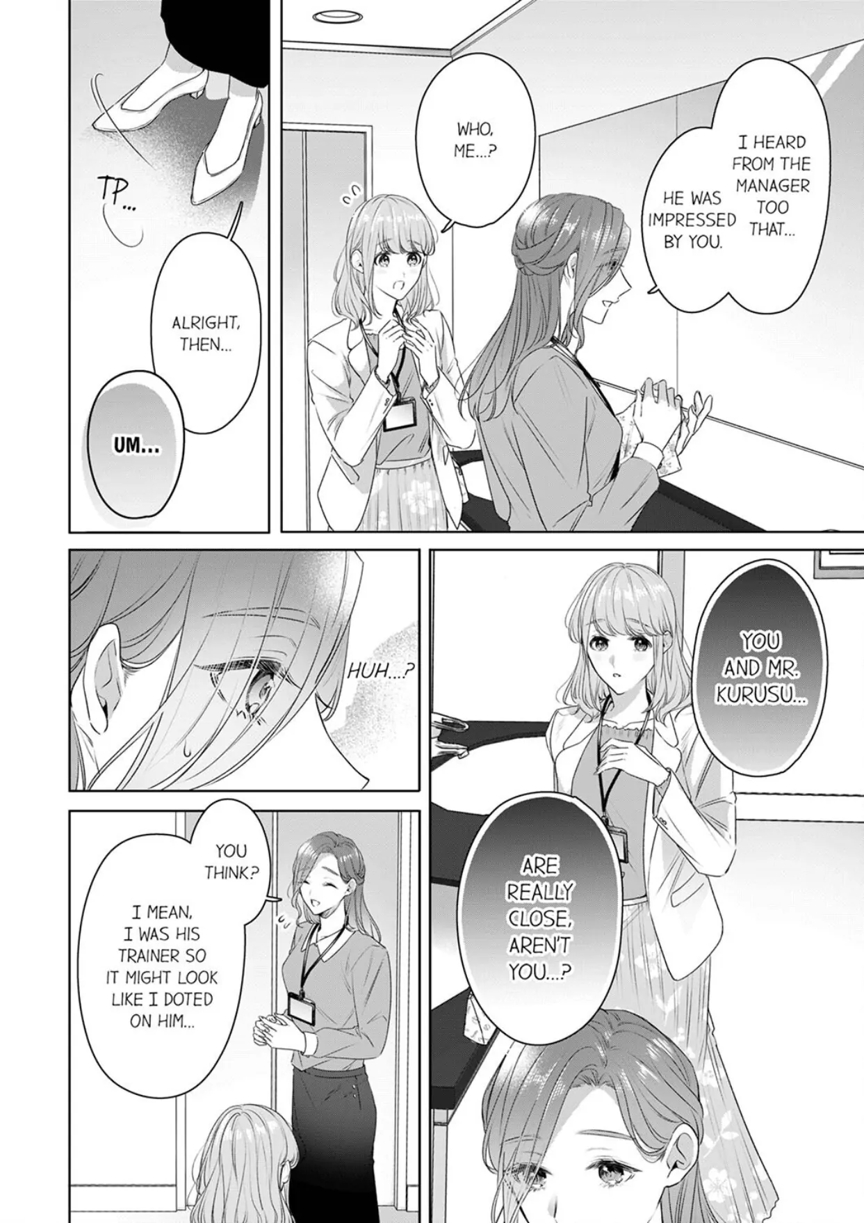 Shinya Zangyou - Nikushoku Kouhai no Iki Tsukushi Kotobazeme SEX Chapter 8 - page 18