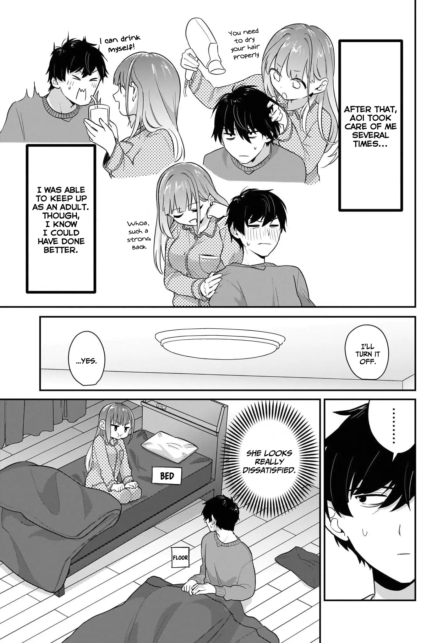 I, a Tired Office Worker, Start Living Together with a Beautiful Highschool Girl whom I Met Again After 7 Years Chapter 4 - page 12