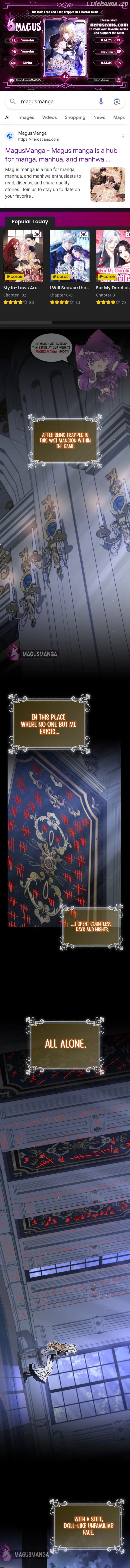 The Male Lead and I Are Trapped In A Horror Game Chapter 42 - page 1
