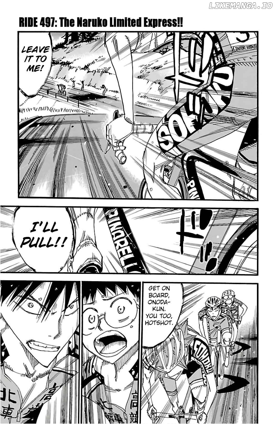 Yowamushi Pedal Chapter 497 - page 1
