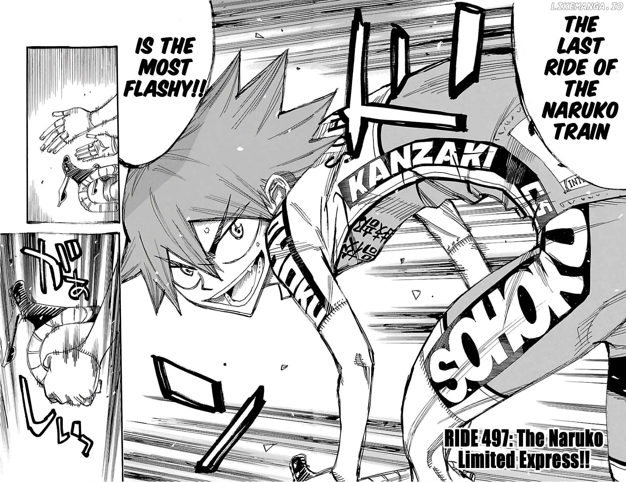 Yowamushi Pedal Chapter 497 - page 2