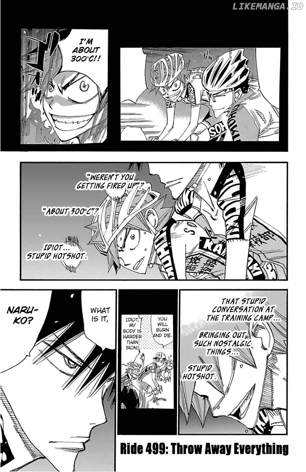 Yowamushi Pedal Chapter 499 - page 1