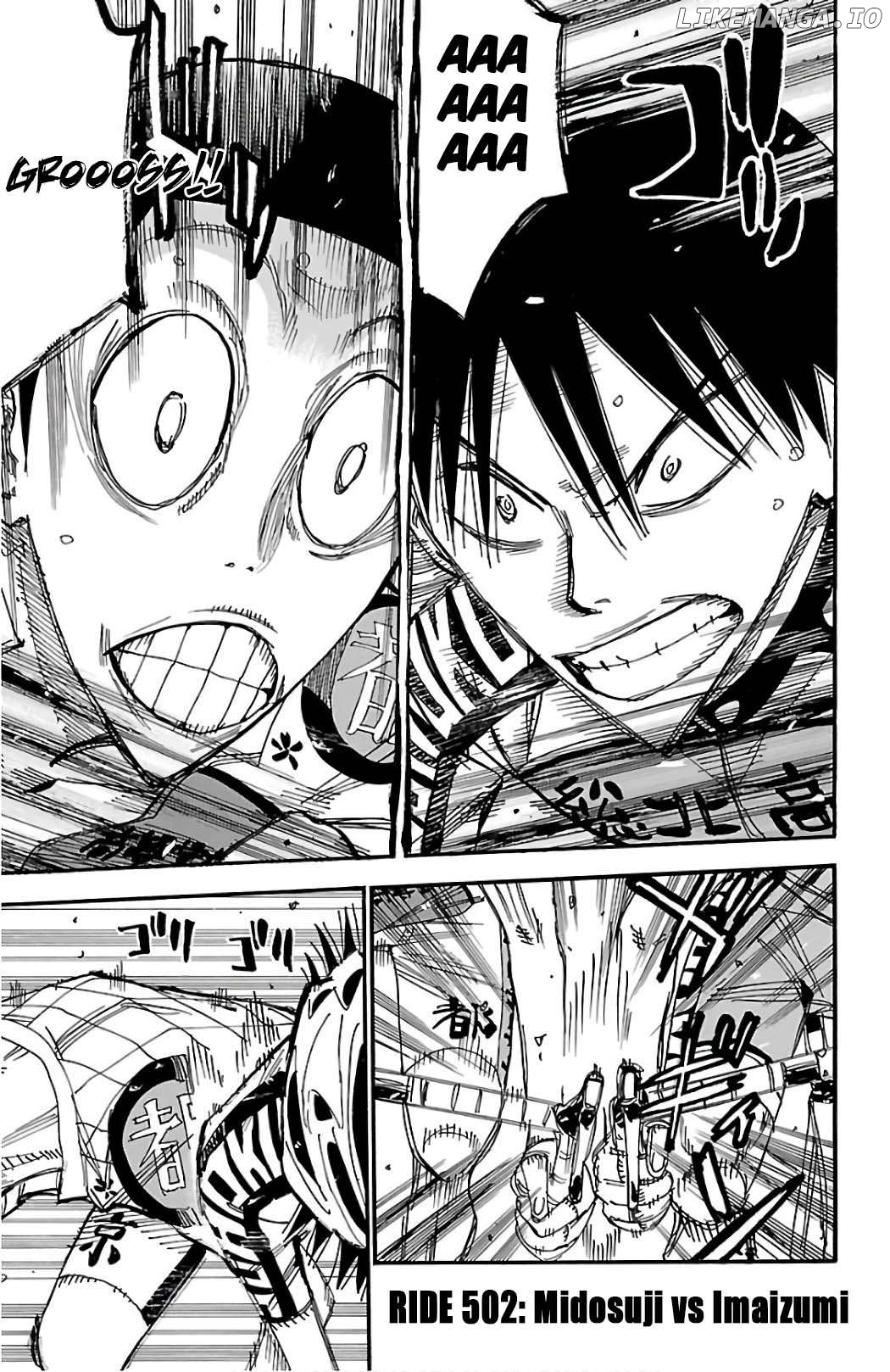 Yowamushi Pedal Chapter 502 - page 1