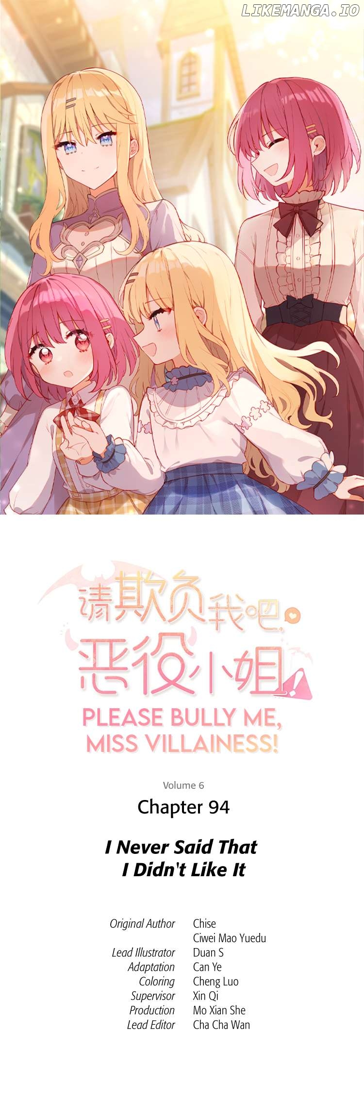 Please Bully Me, Miss Villainess! Chapter 94 - page 1