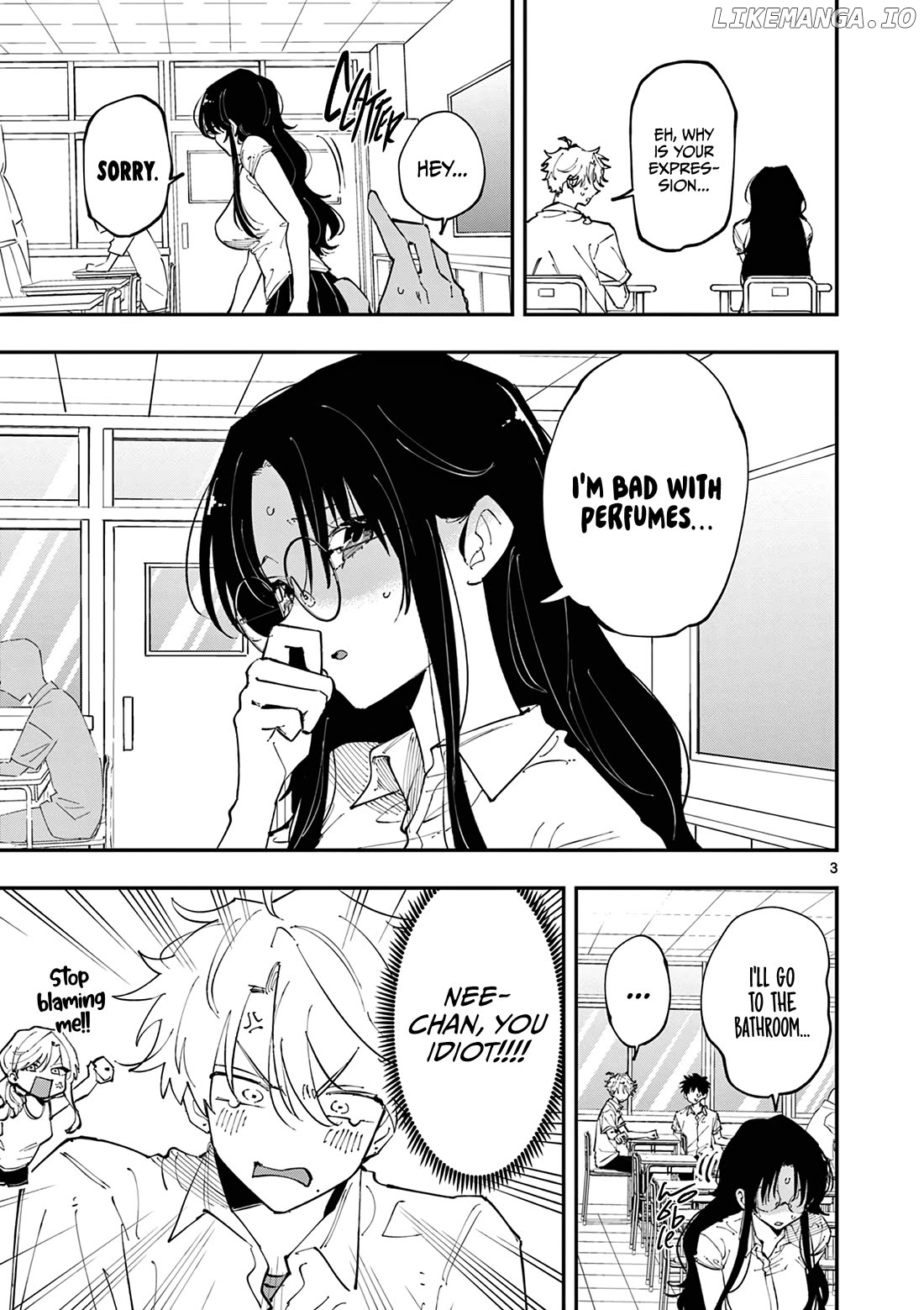 The Person Sitting Next to Me Looking at Me with Perverted Eyes Chapter 13 - page 3