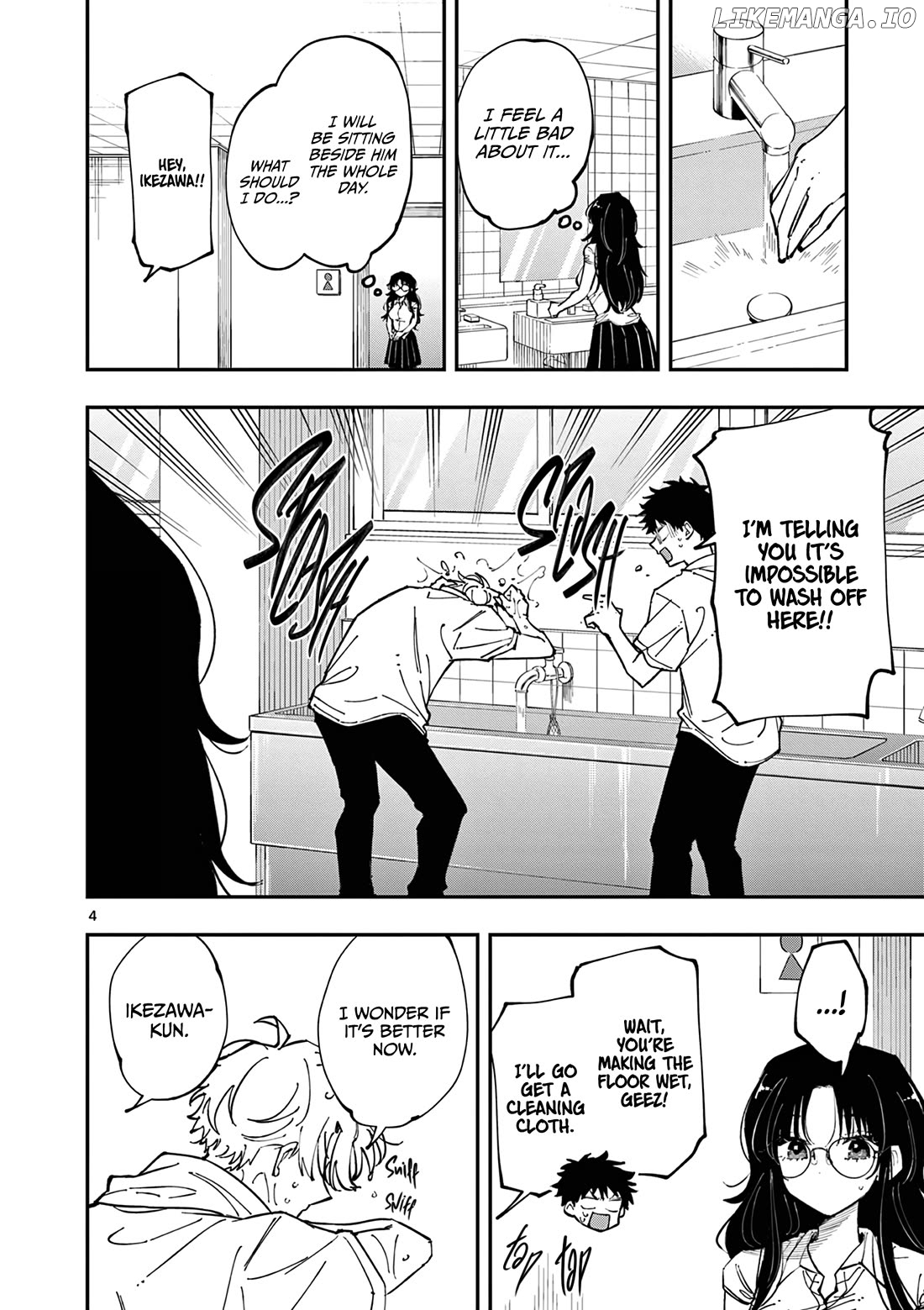 The Person Sitting Next to Me Looking at Me with Perverted Eyes Chapter 13 - page 4