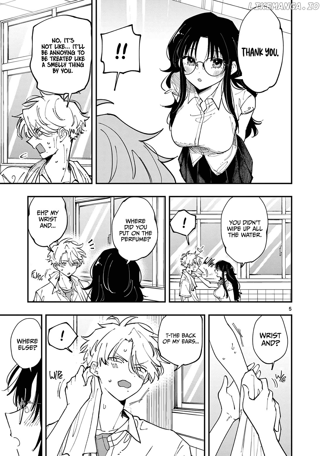The Person Sitting Next to Me Looking at Me with Perverted Eyes Chapter 13 - page 5