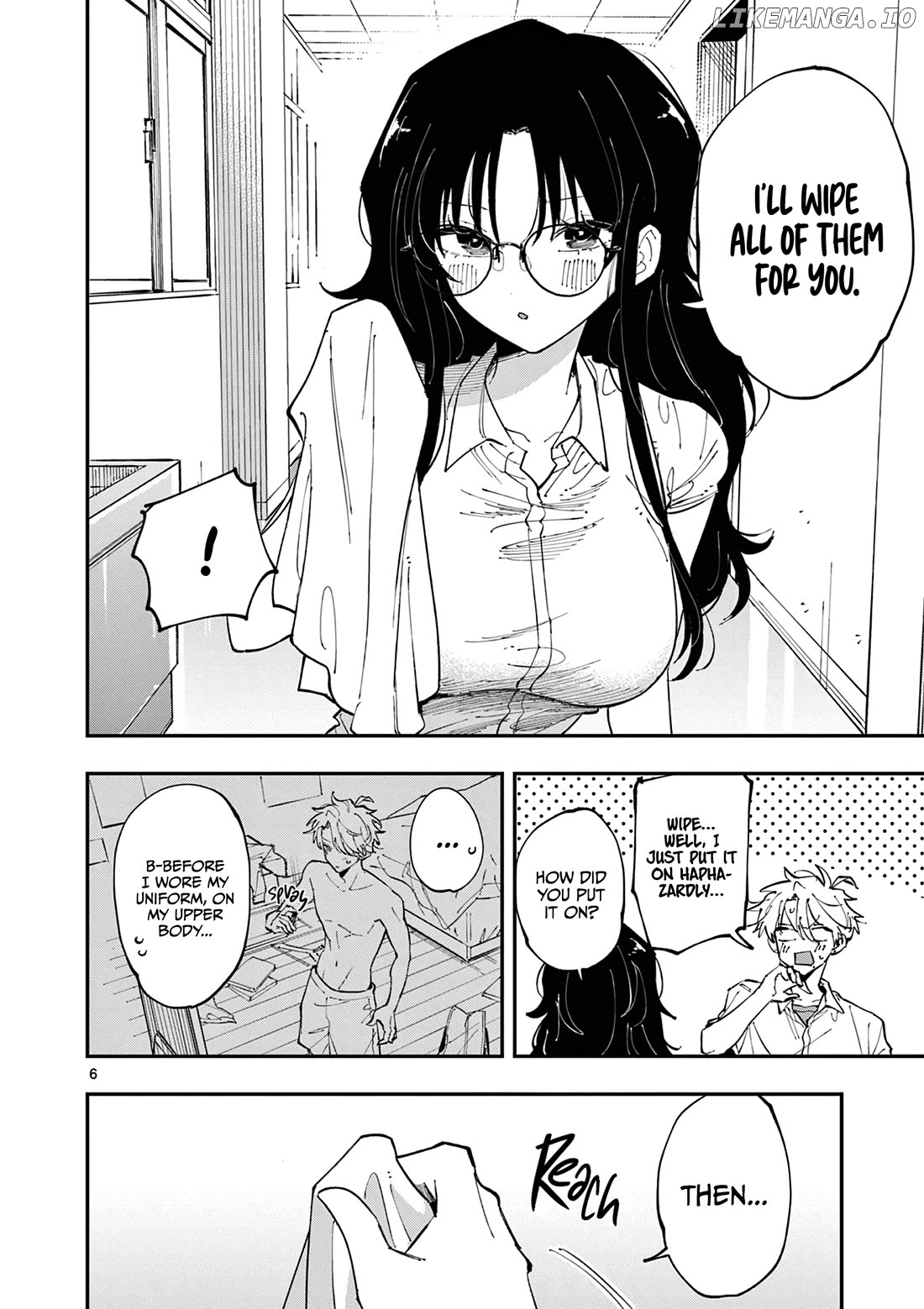 The Person Sitting Next to Me Looking at Me with Perverted Eyes Chapter 13 - page 6