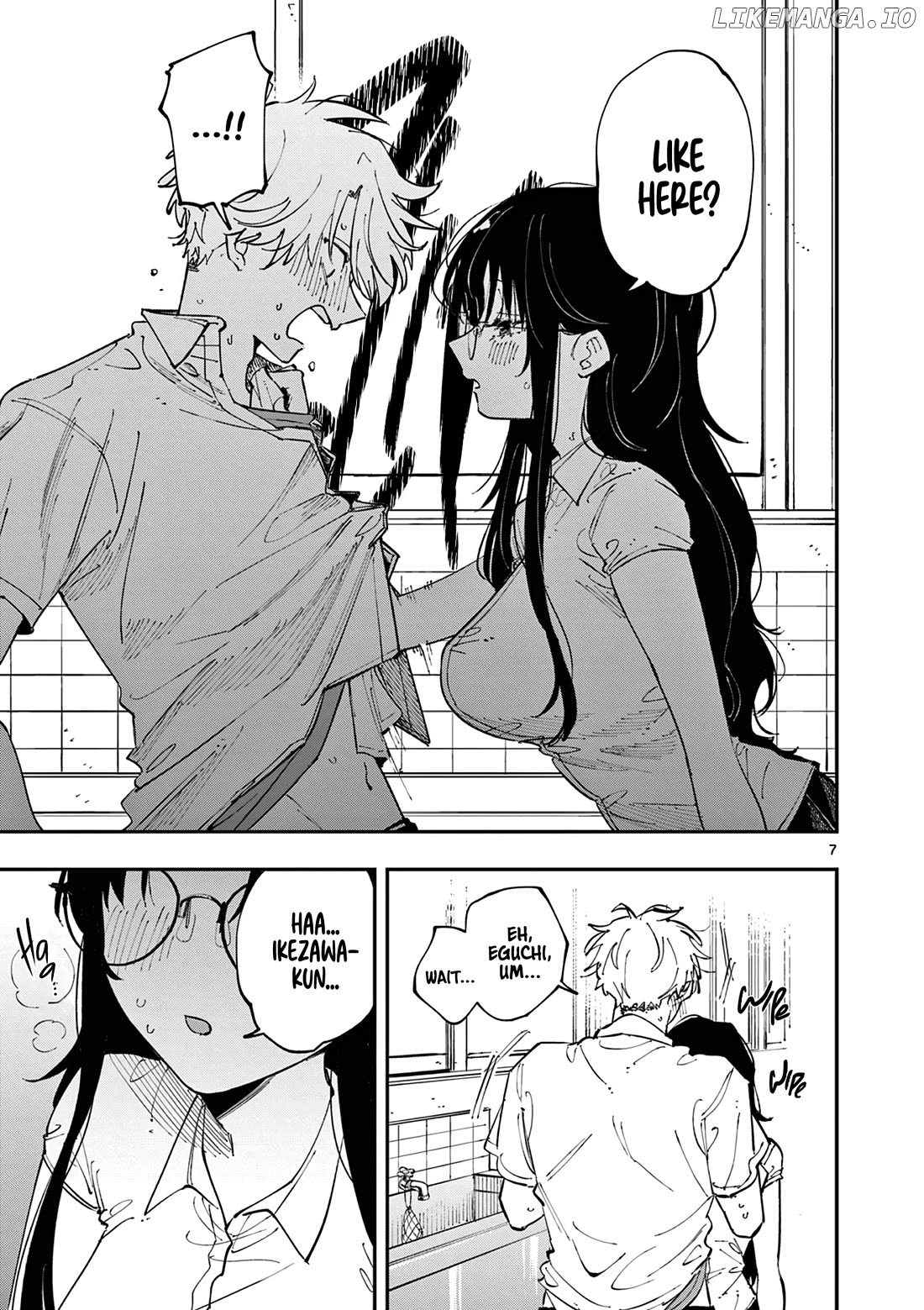 The Person Sitting Next to Me Looking at Me with Perverted Eyes Chapter 13 - page 7