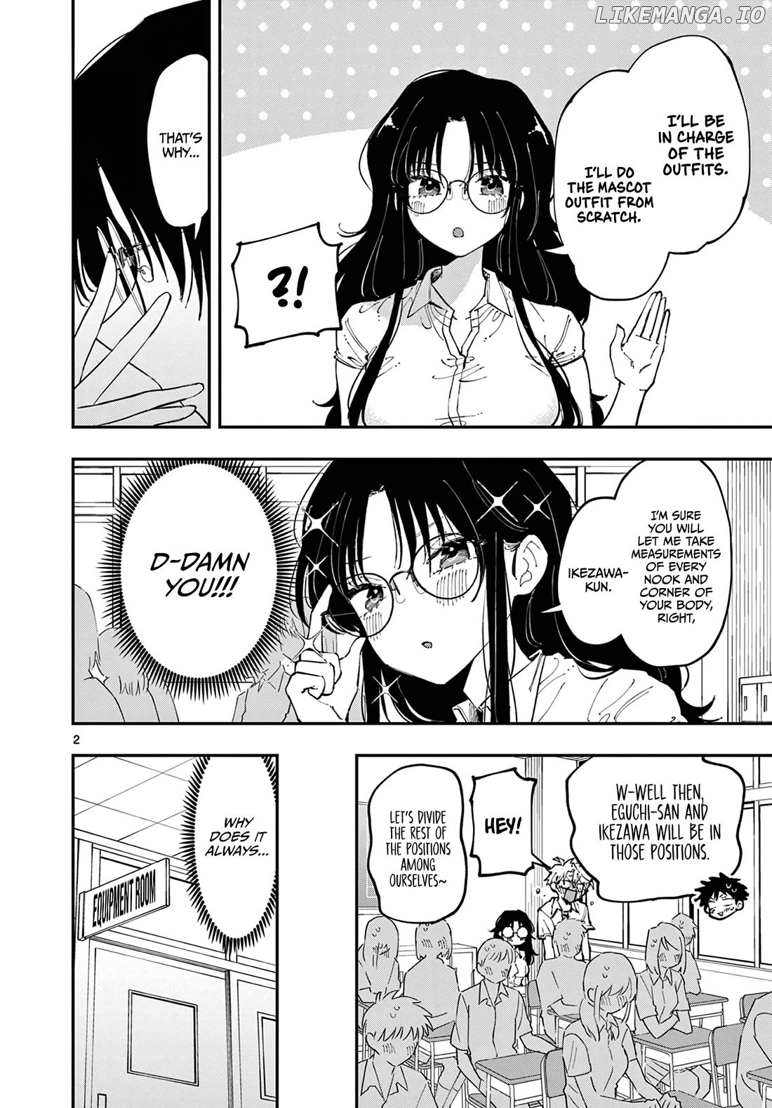 The Person Sitting Next to Me Looking at Me with Perverted Eyes Chapter 14 - page 2