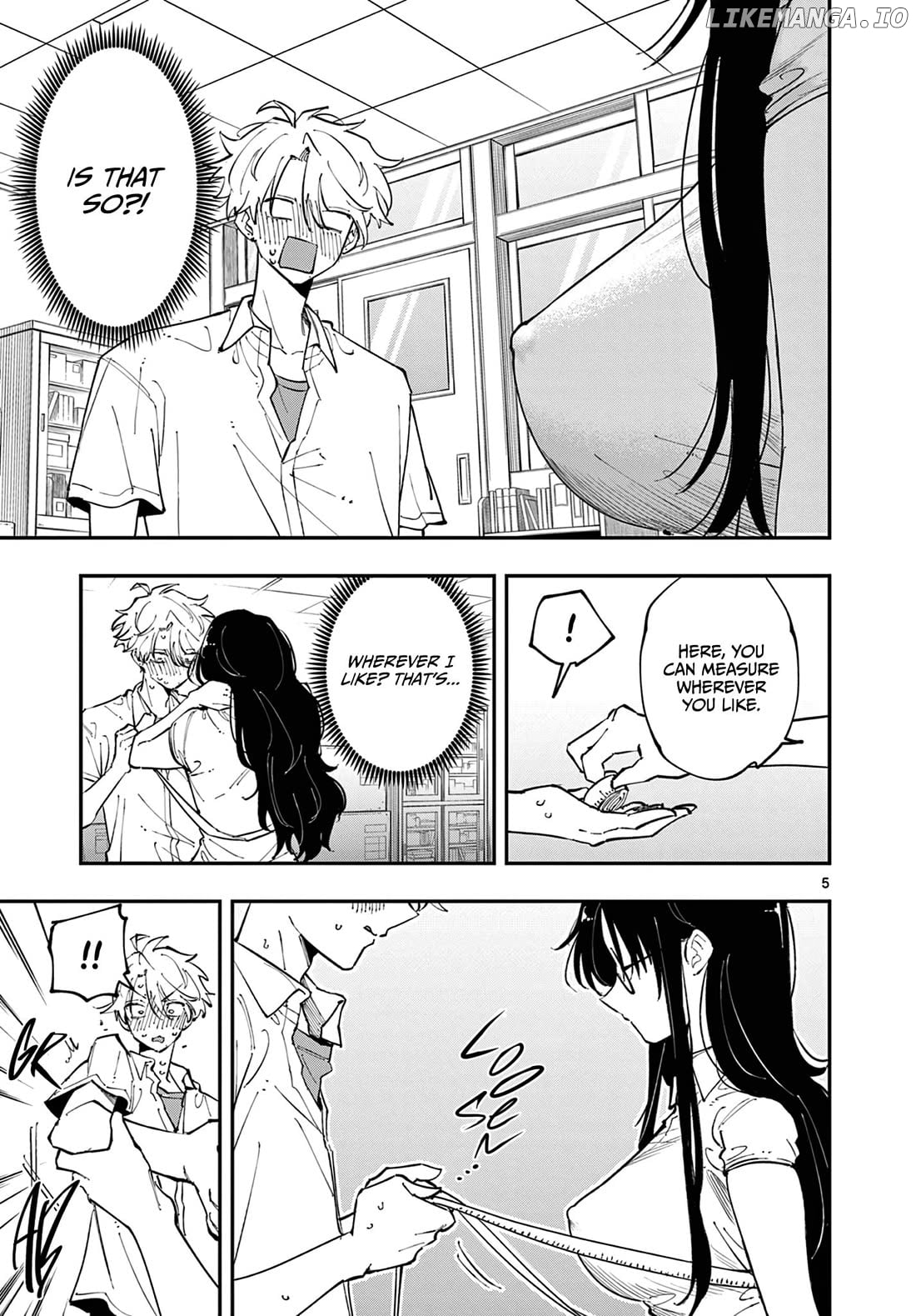 The Person Sitting Next to Me Looking at Me with Perverted Eyes Chapter 14 - page 5