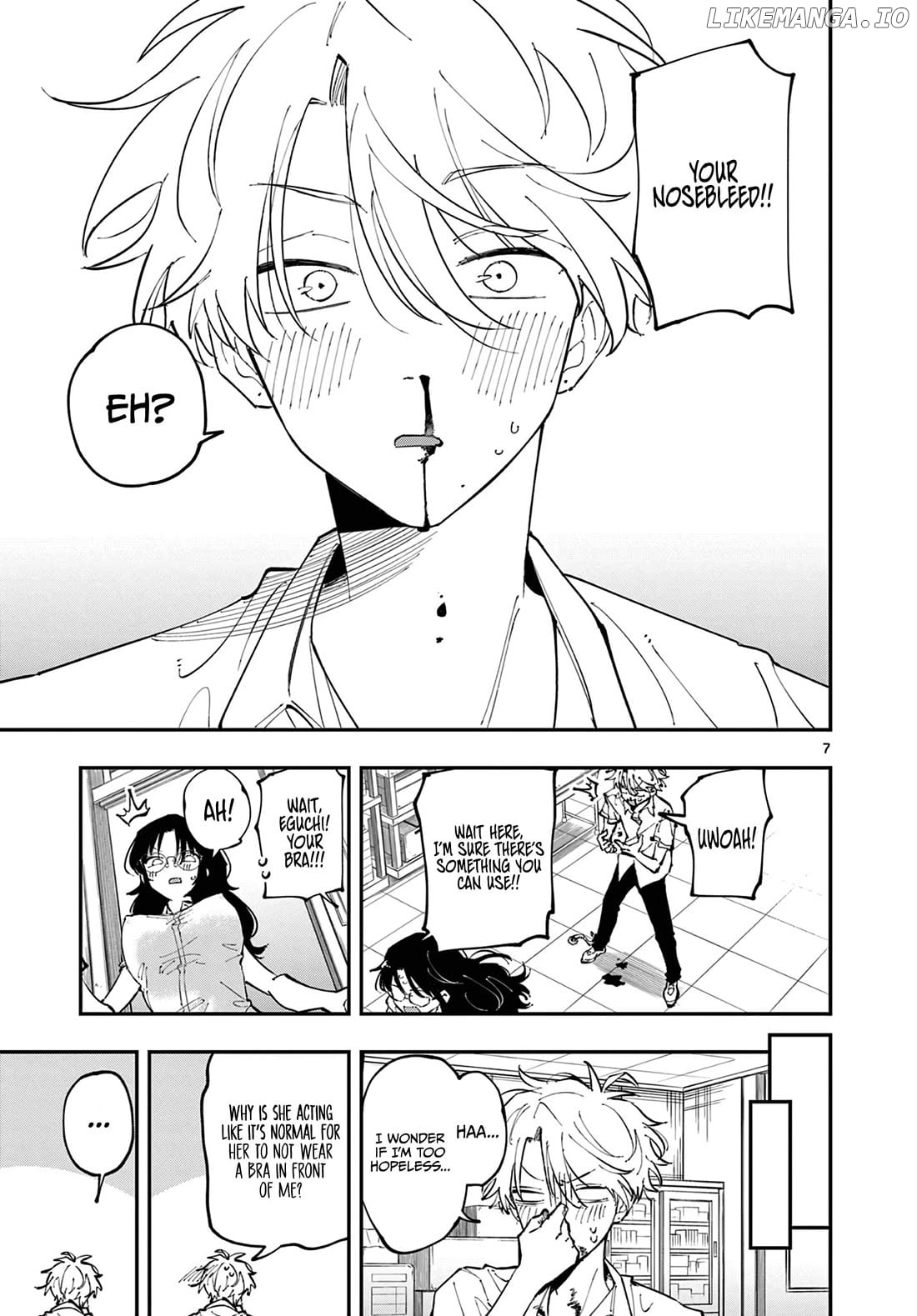 The Person Sitting Next to Me Looking at Me with Perverted Eyes Chapter 14 - page 7