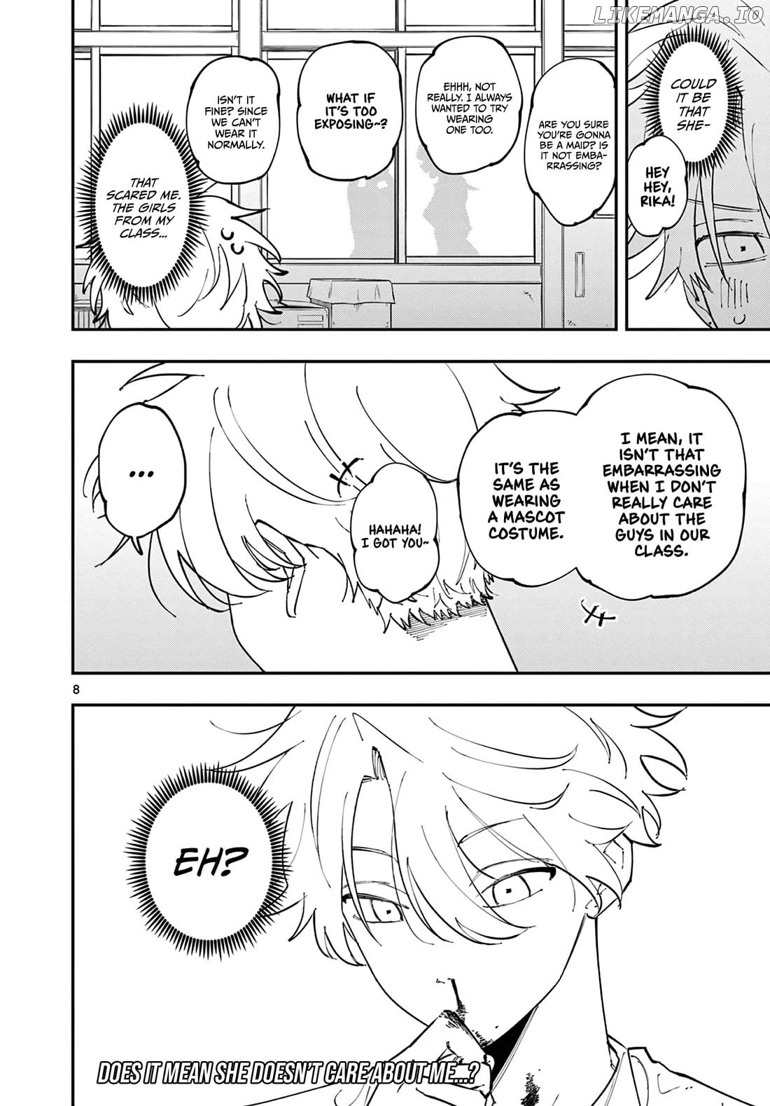 The Person Sitting Next to Me Looking at Me with Perverted Eyes Chapter 14 - page 8