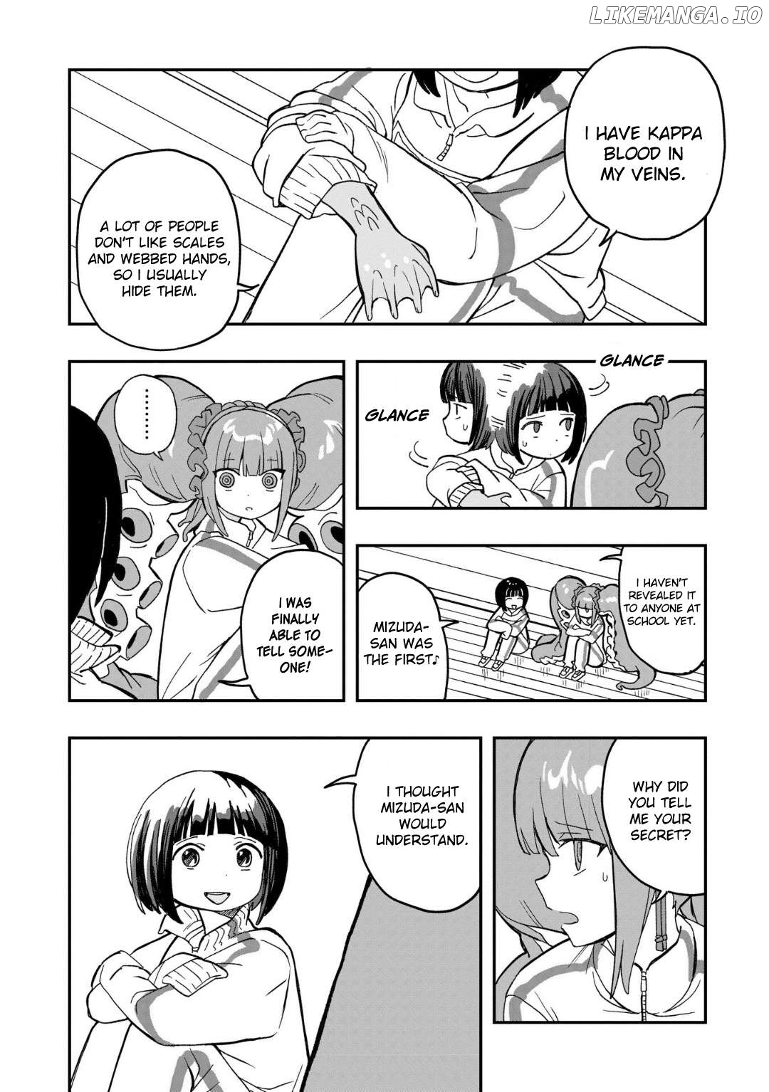 Mizudako-Chan Kara Wa Nigerarenai! Chapter 8 - page 12