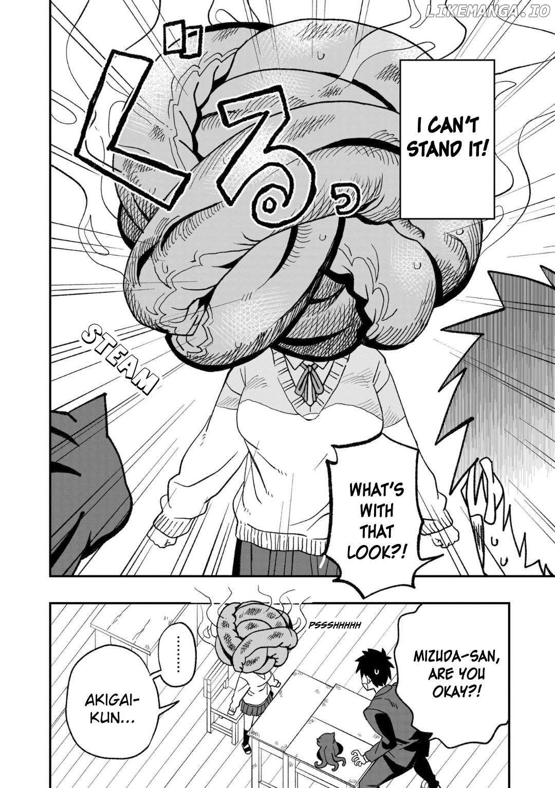 Mizudako-Chan Kara Wa Nigerarenai! Chapter 11 - page 12