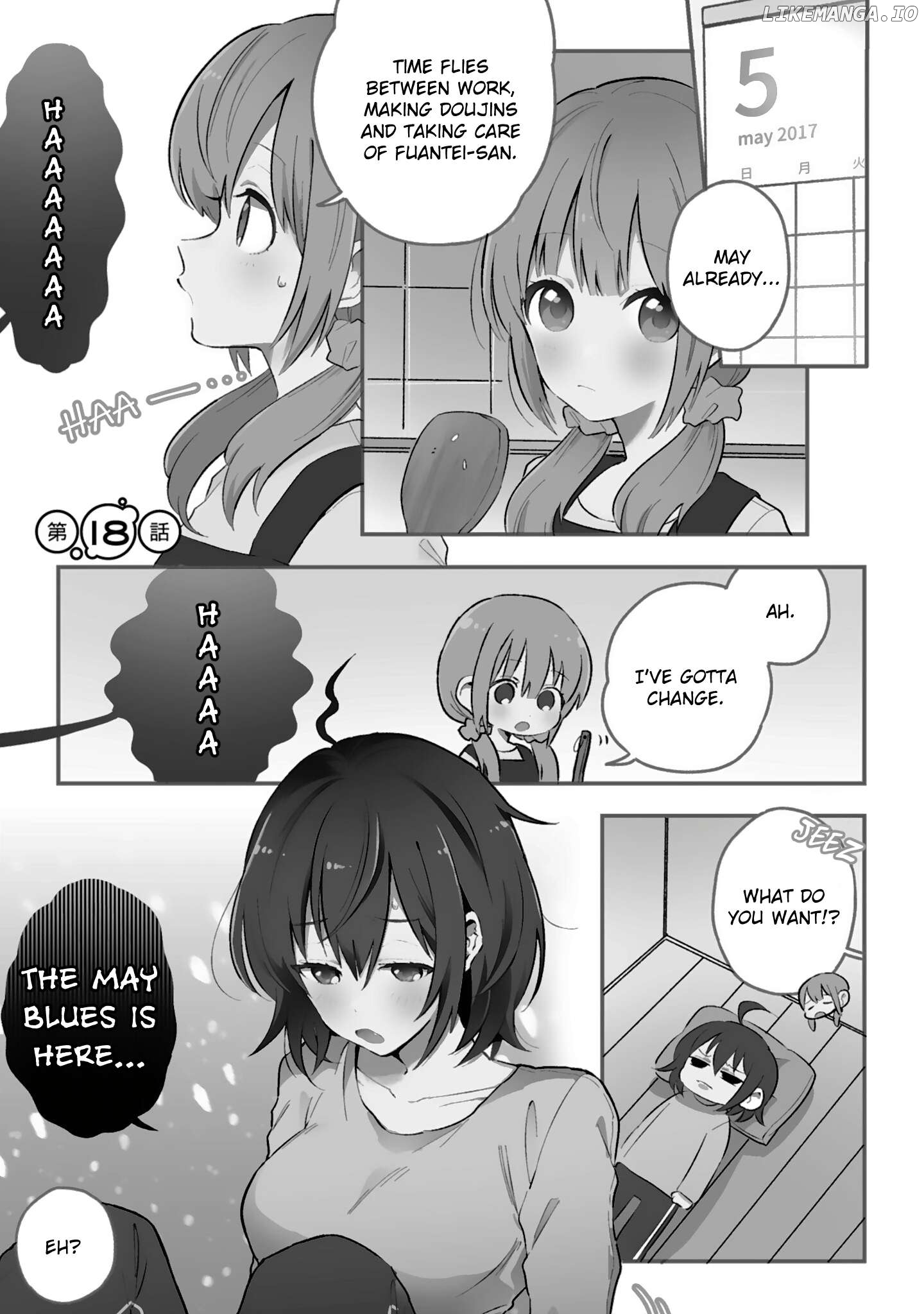 Doukyonin ga Fuantei Deshite Chapter 18 - page 1