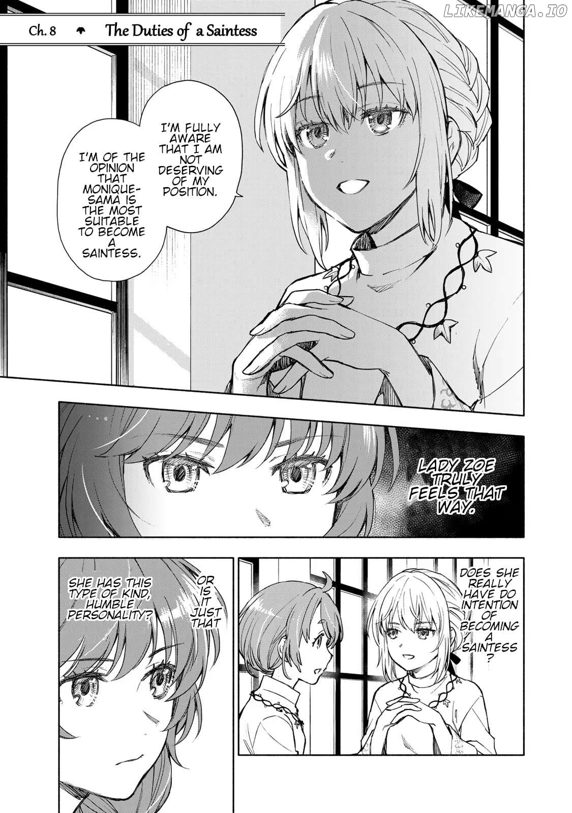 Seijo ni Uso wa Tsuujinai Chapter 8 - page 1