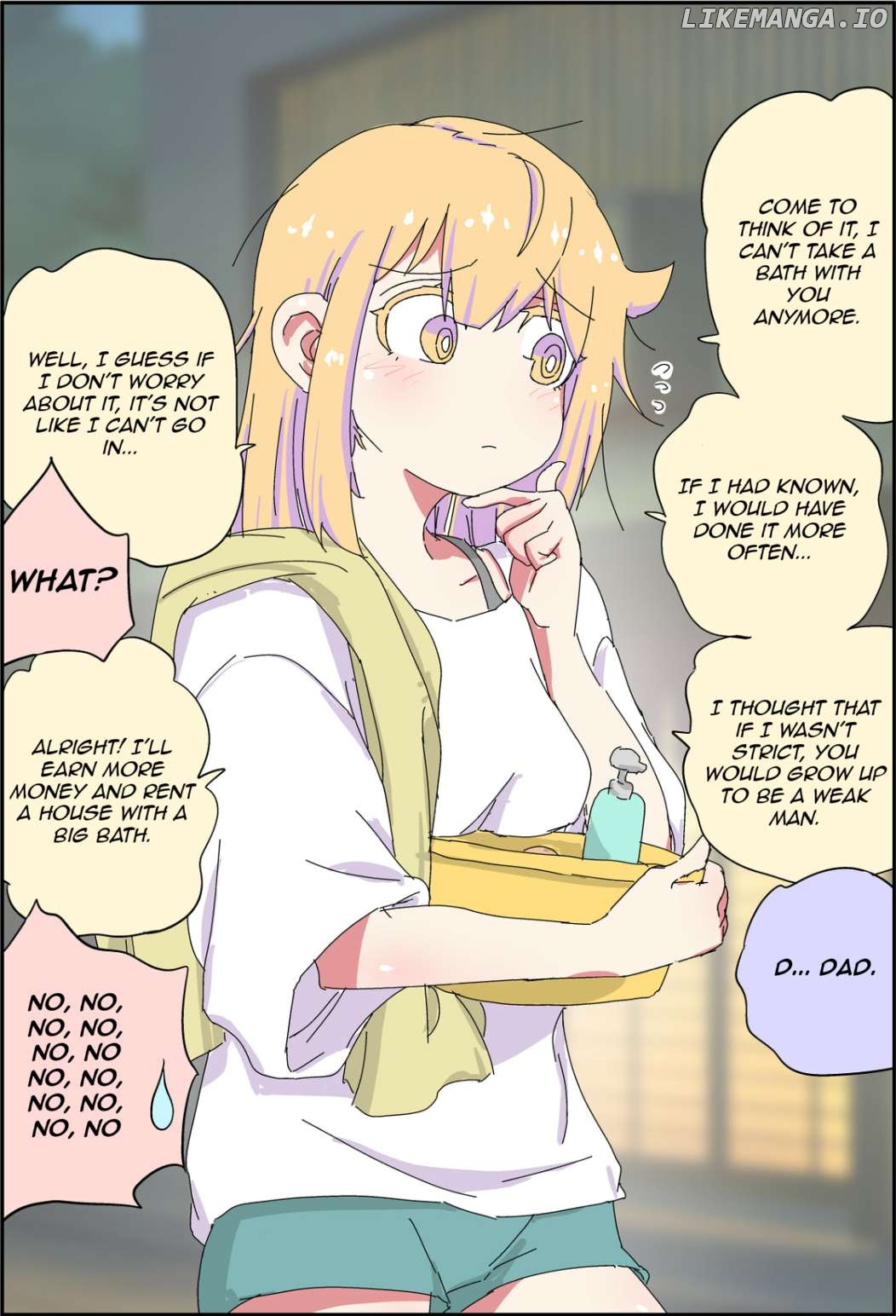 My father has become a beautiful girl and it's a lot of pain Chapter 13 - page 2