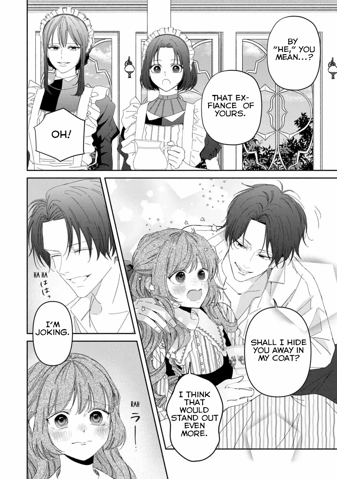 Moto Konyakusha kara Nigeru tame Kyūketsu Hakushaku ni Koibito no Furi wo Onegai Shitara, Naze ka Dekiai Mōdo ni Narimashita Chapter 11 - page 2