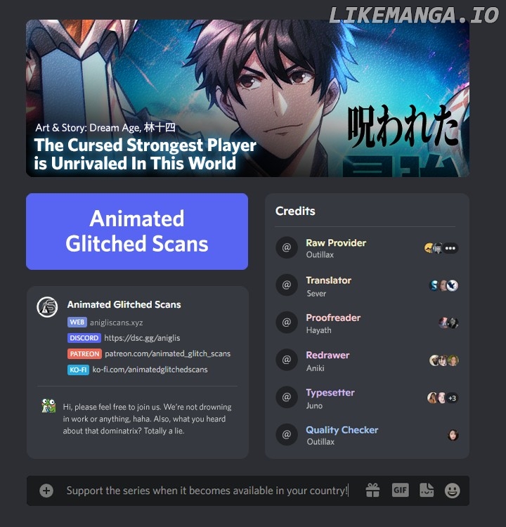 The Cursed Strongest Player Rules the World Chapter 10 - page 1