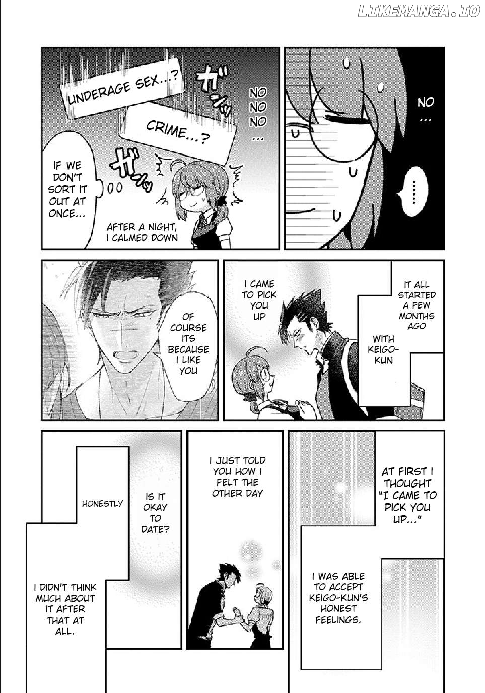 Scary Face High Schooler and Miss Plain Jane Chapter 11 - page 3