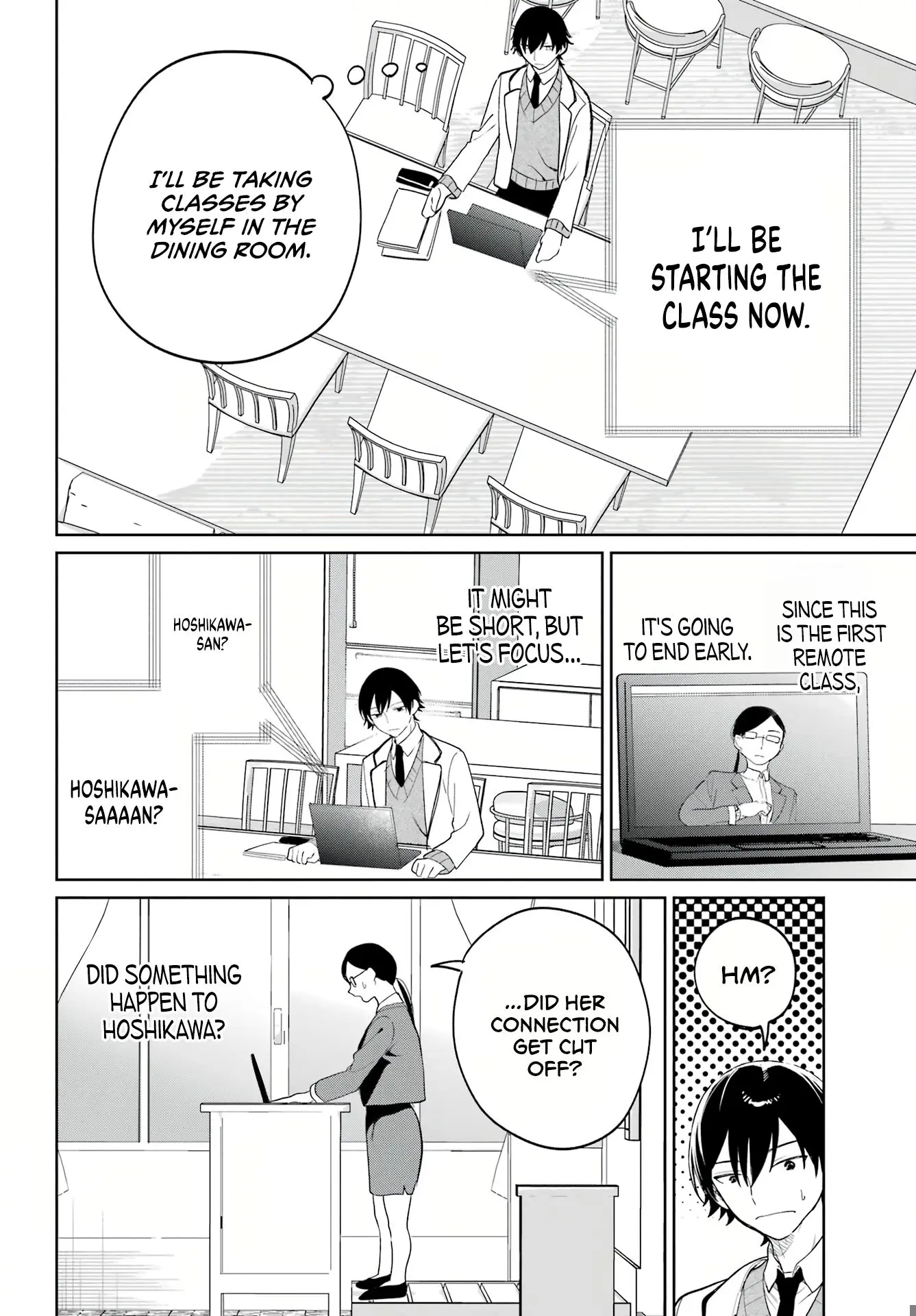 Remote Jugyou ni Nattara Class 1 no Bishoujo to Doukyo Suru Koto ni Natta Chapter 4 - page 10