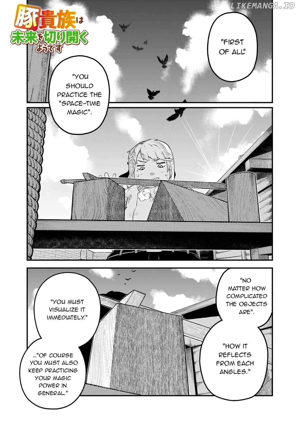 Buta Kizoku wa Mirai wo Kiri Hiraku you desu Chapter 4 - page 2