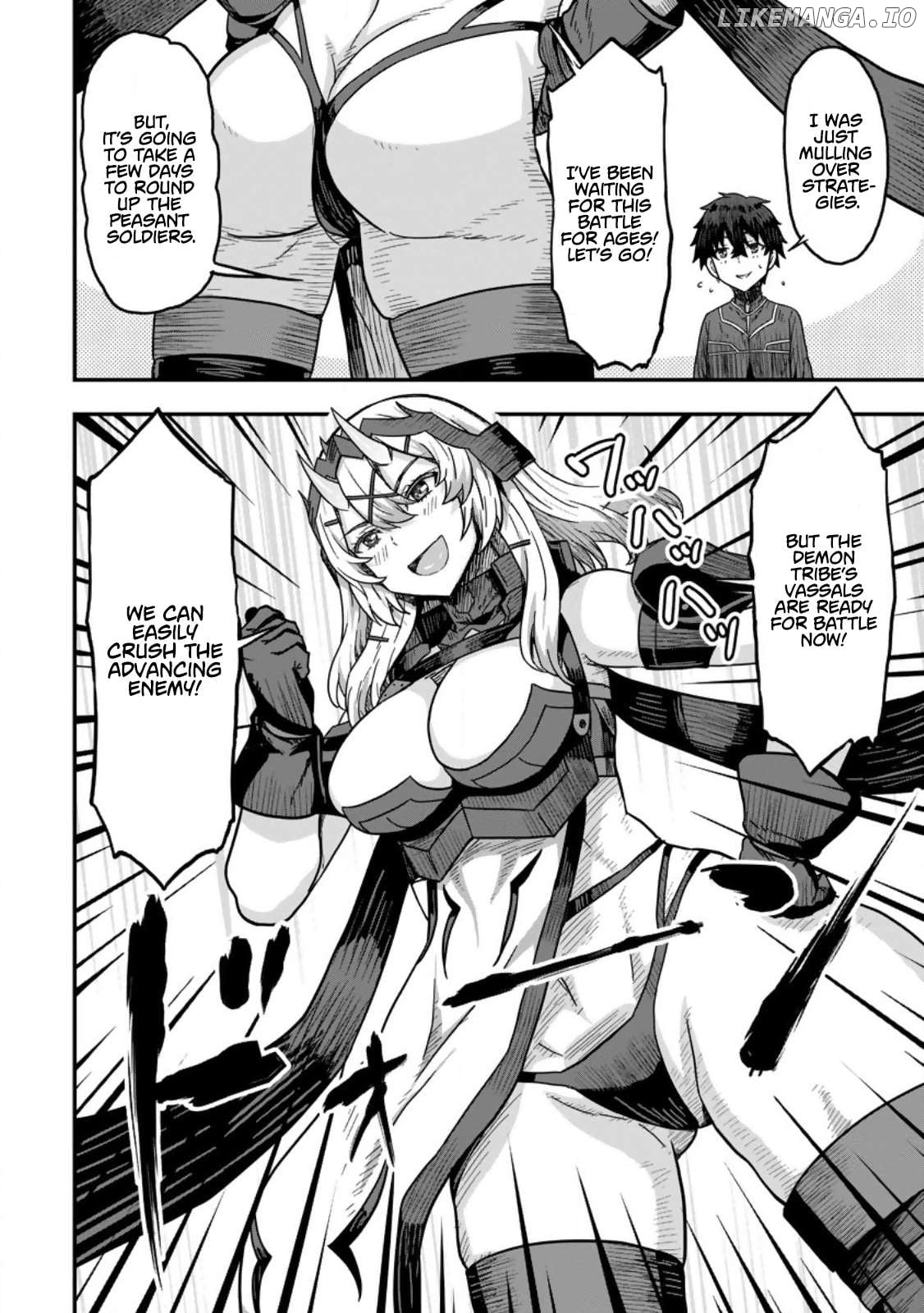 Isekai Saikyou no Yome desu ga, Yoru no Tatakai wa Ore no Hou ga Tsuyoi You desu ~Chiryaku o Ikashite Nariagaru Harem Senki~ Chapter 5 - page 24