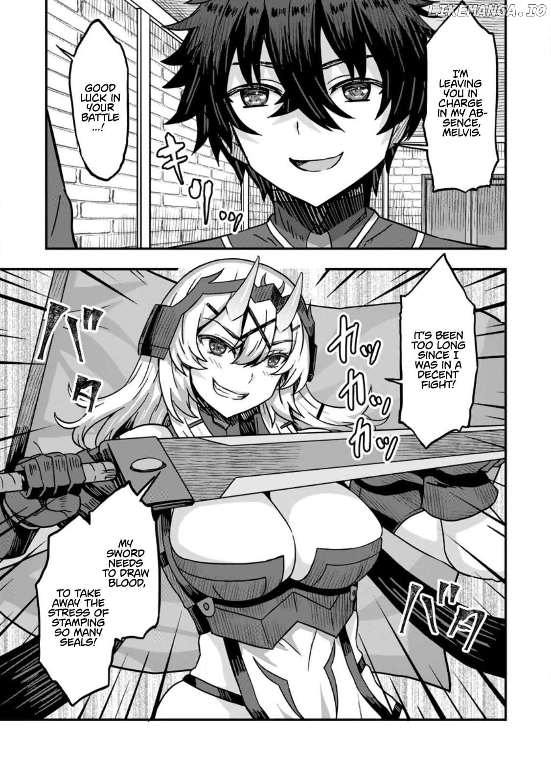 Isekai Saikyou no Yome desu ga, Yoru no Tatakai wa Ore no Hou ga Tsuyoi You desu ~Chiryaku o Ikashite Nariagaru Harem Senki~ Chapter 5 - page 29