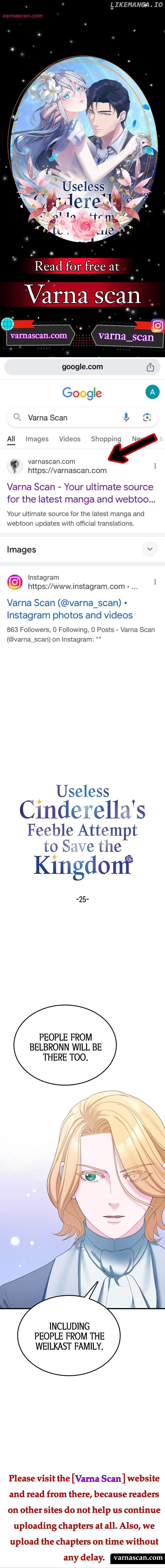 Useless Cinderella's Feeble Attempt to Save the Kingdom Chapter 25 - page 1