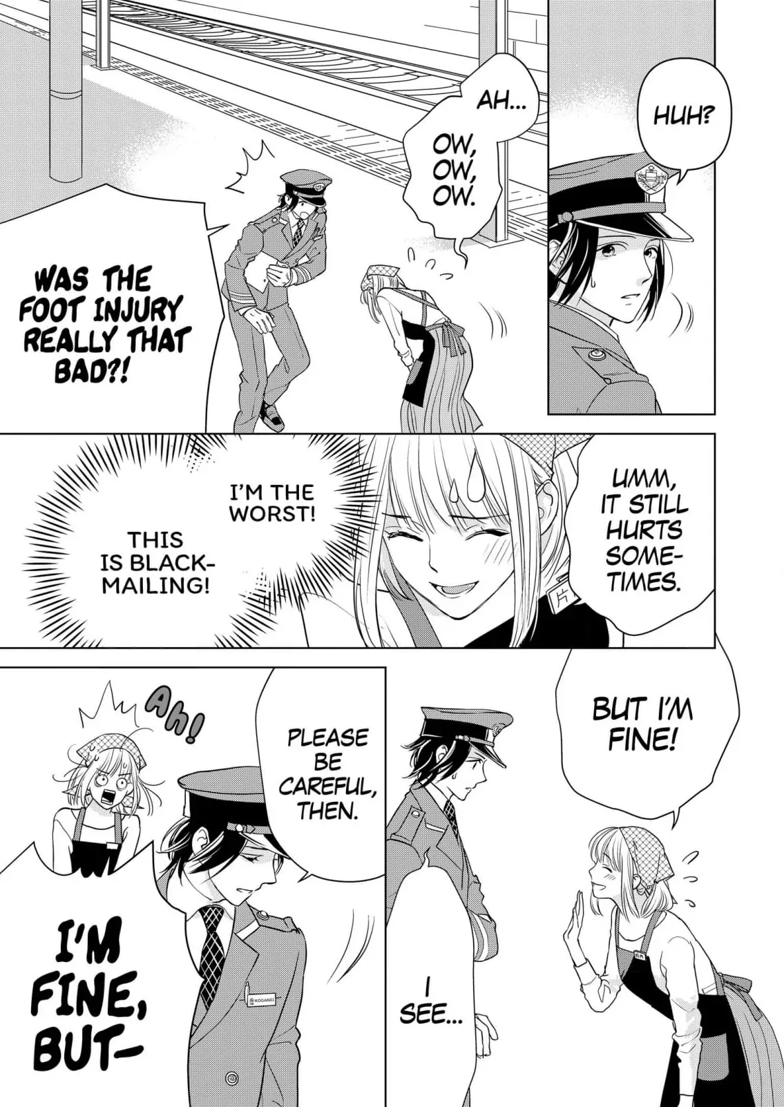 Ekikoi: The Young Miss Falls for the Station Attendant Chapter 11 - page 4