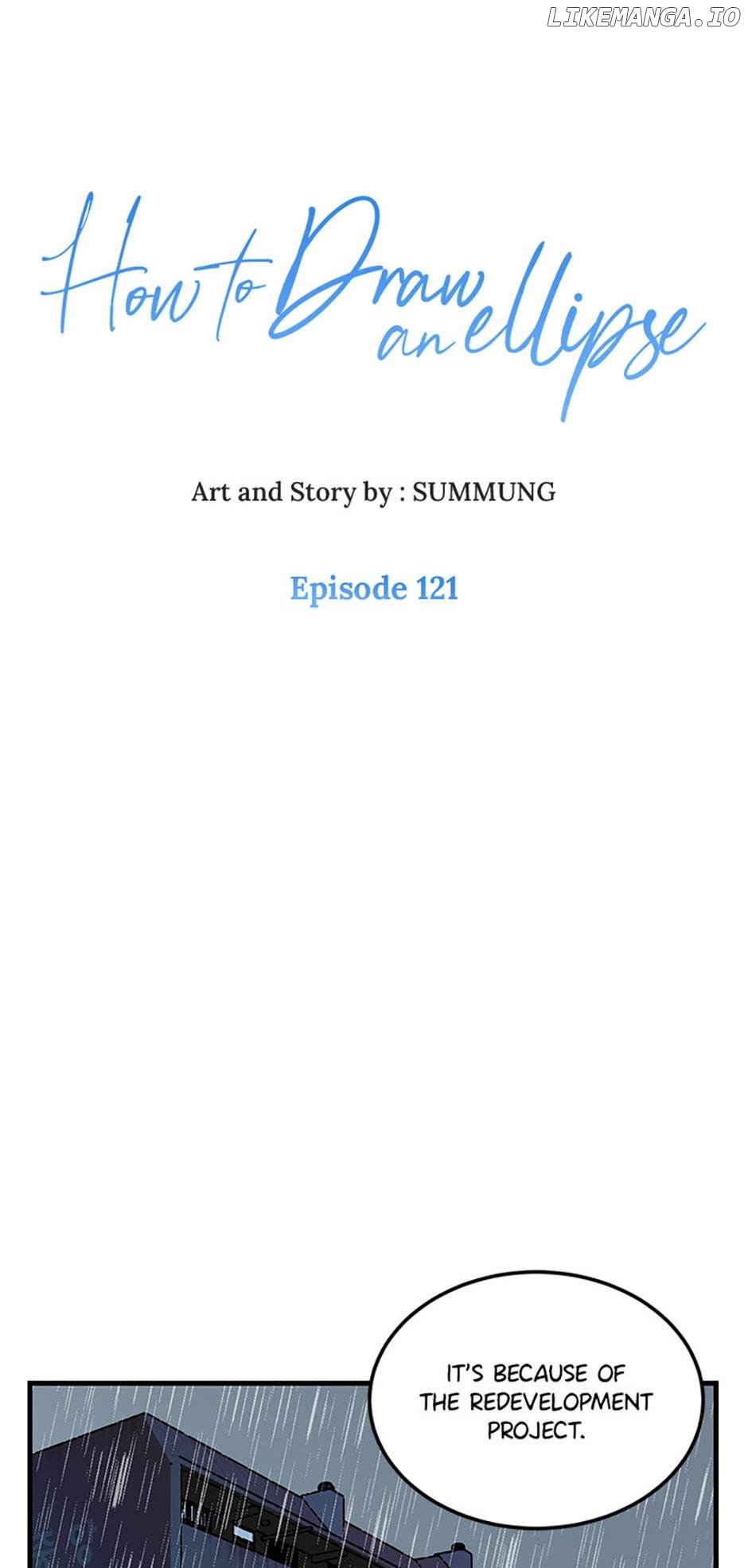 How to Draw an Ellipse Chapter 121 - page 1