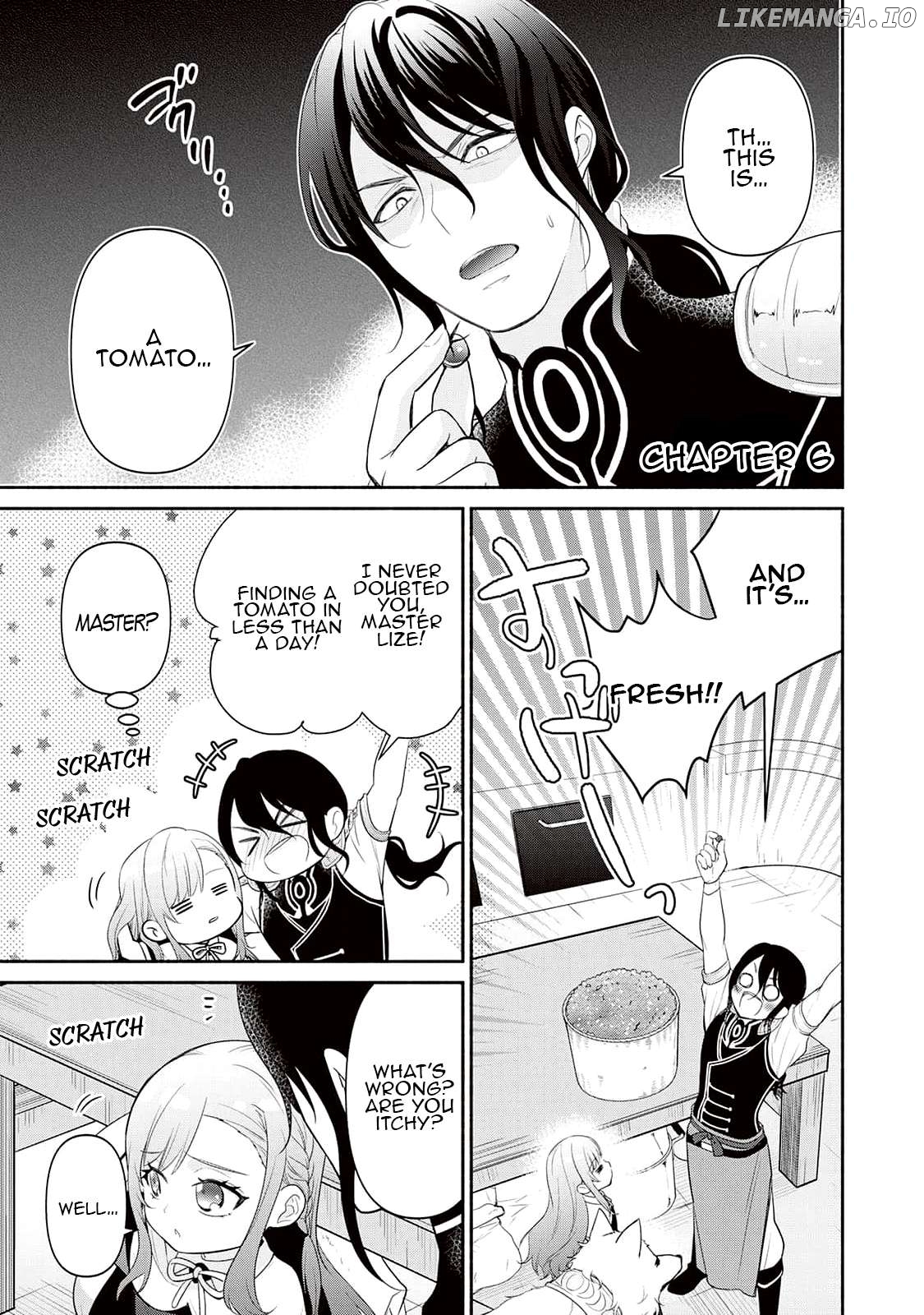 Tensei Youjo. Kamikemono to Ouji to, Saikyou no Ojisan Youhei-dan no Naka de Ikiru. Chapter 6 - page 1