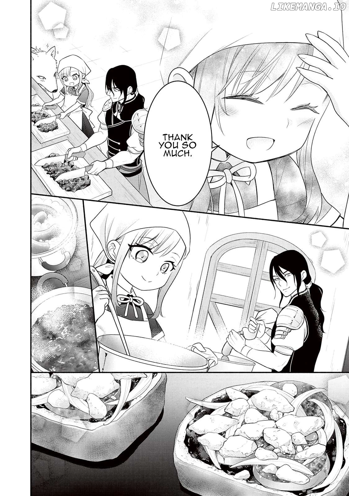 Tensei Youjo. Kamikemono to Ouji to, Saikyou no Ojisan Youhei-dan no Naka de Ikiru. Chapter 6 - page 10