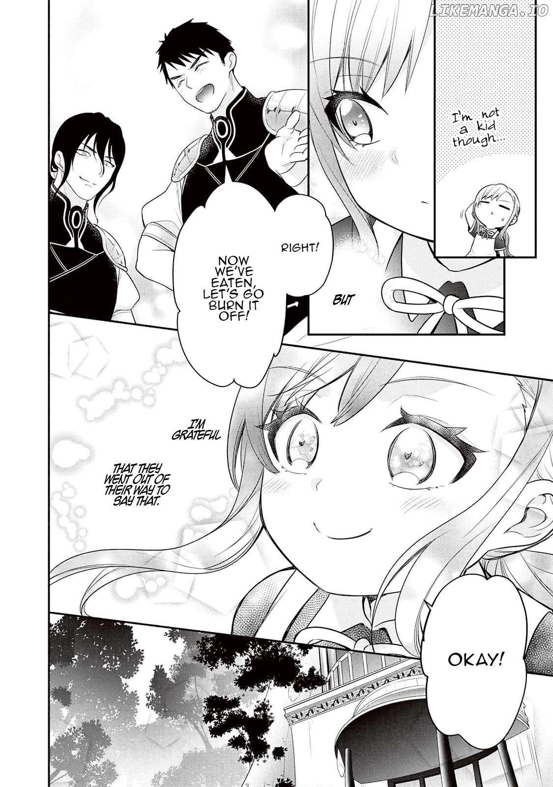 Tensei Youjo. Kamikemono to Ouji to, Saikyou no Ojisan Youhei-dan no Naka de Ikiru. Chapter 6 - page 16