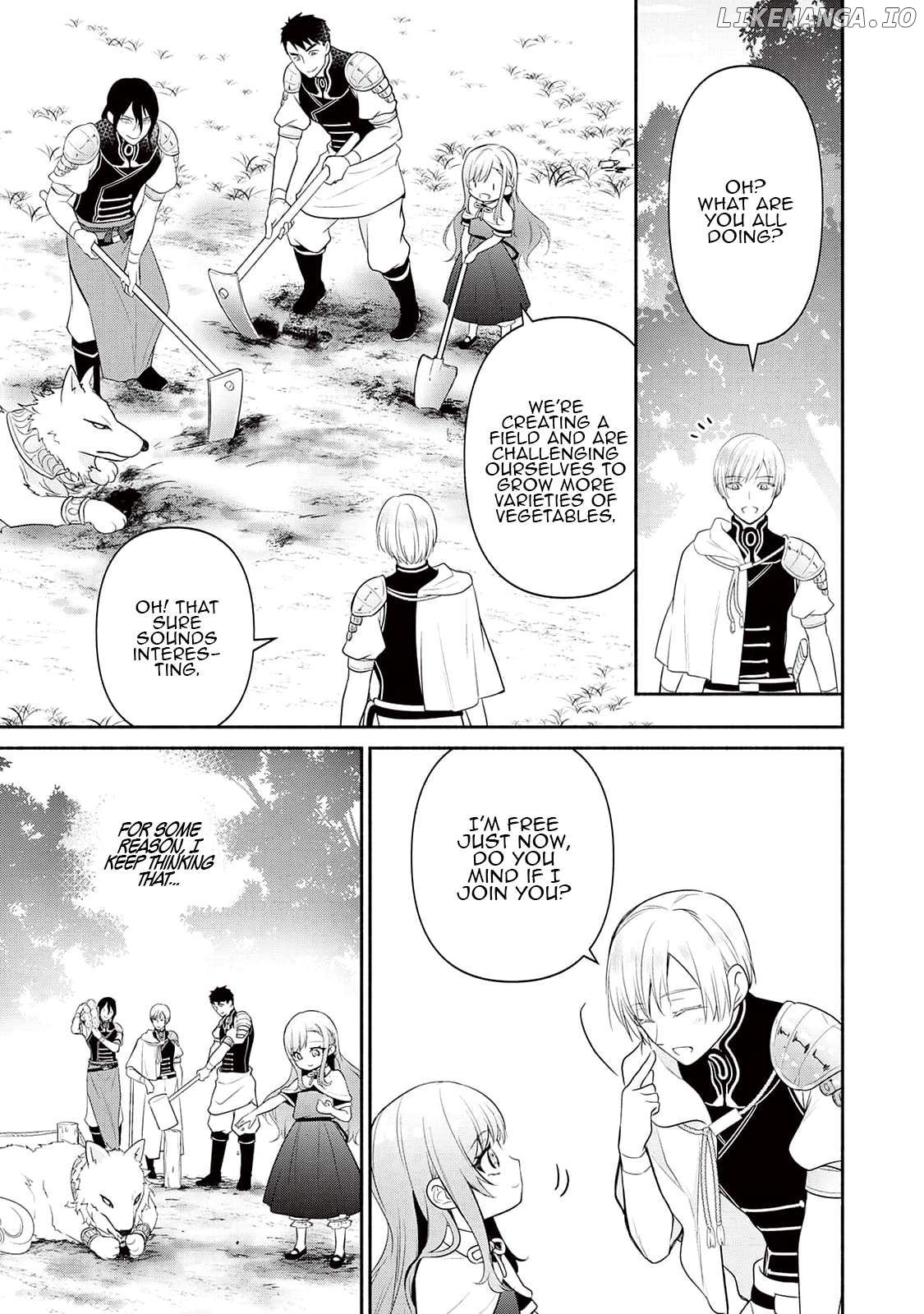 Tensei Youjo. Kamikemono to Ouji to, Saikyou no Ojisan Youhei-dan no Naka de Ikiru. Chapter 6 - page 17