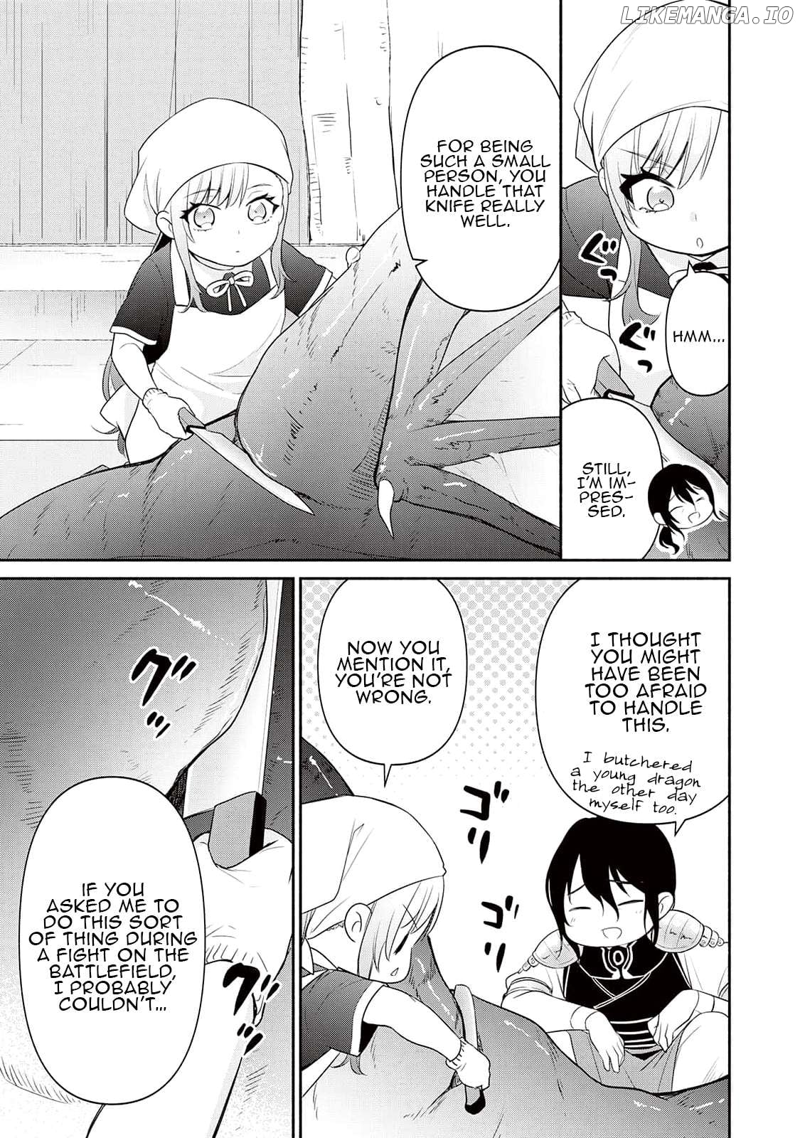 Tensei Youjo. Kamikemono to Ouji to, Saikyou no Ojisan Youhei-dan no Naka de Ikiru. Chapter 6 - page 7