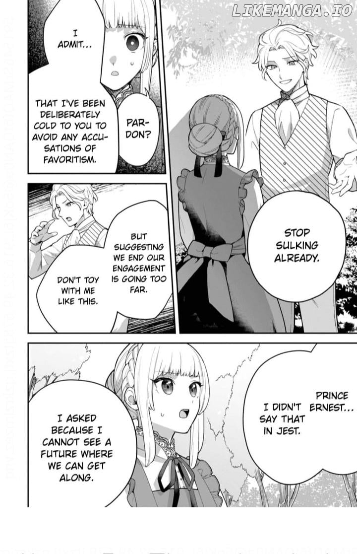 Kankei Kaizen wo Akiramete Kyori wo Oitara, Shiotaioudatta Konyakusha ga Karande Kuru you ni Narimashita Chapter 6 - page 12