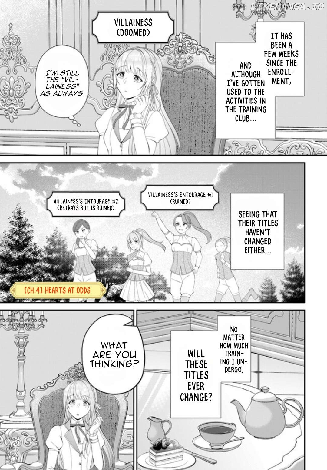 Watashi no Ue ni Ukabu "Akuyaki Reijou (Hametsu suru)" tte Nandeshou ka? Chapter 4 - page 1