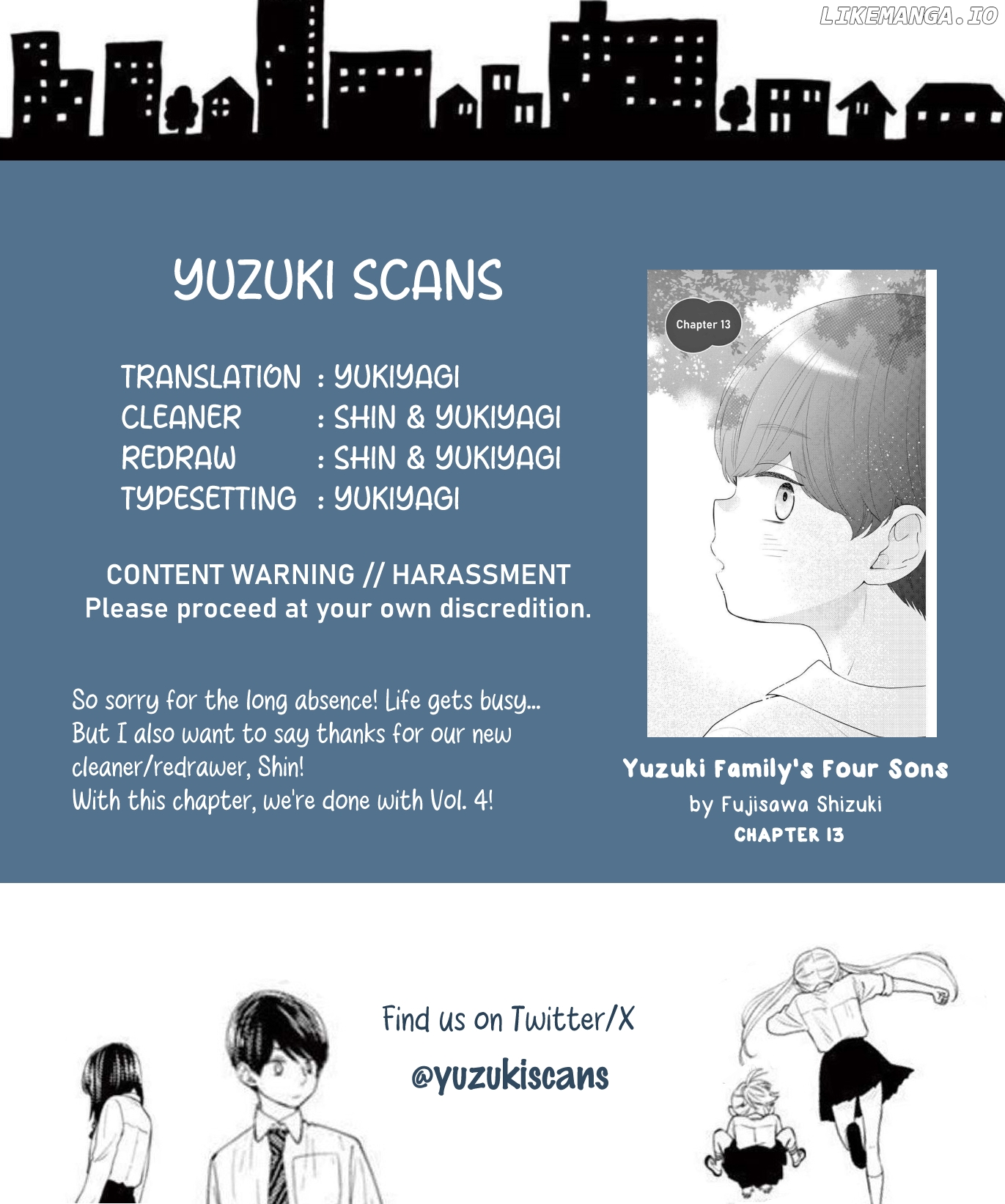 Yuzuki-san chi no Yon Kyoudai Chapter 13 - page 1