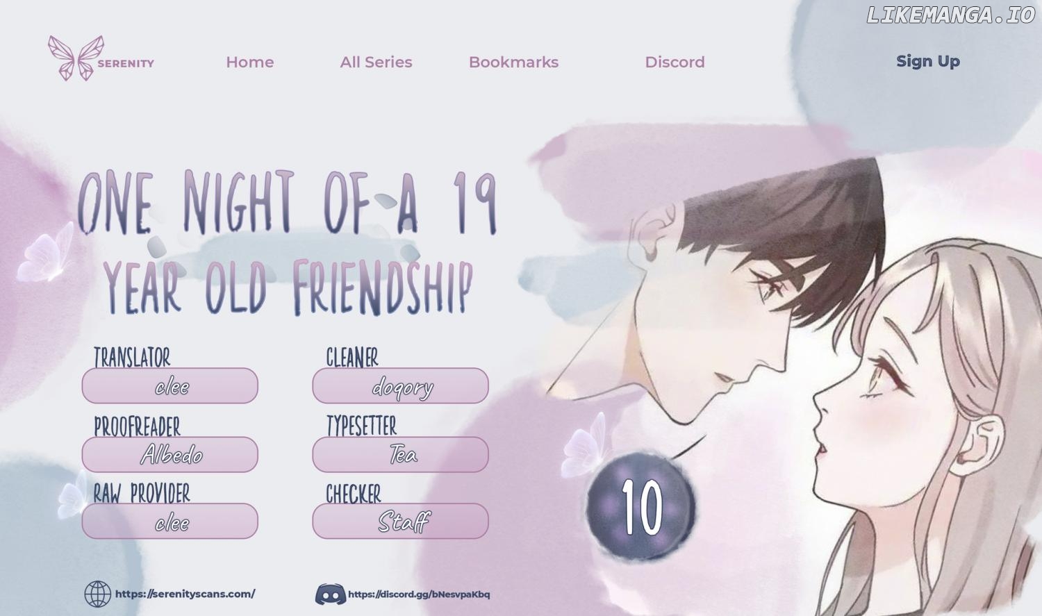 One Night of a 19 Year Old Friendship Chapter 10 - page 1