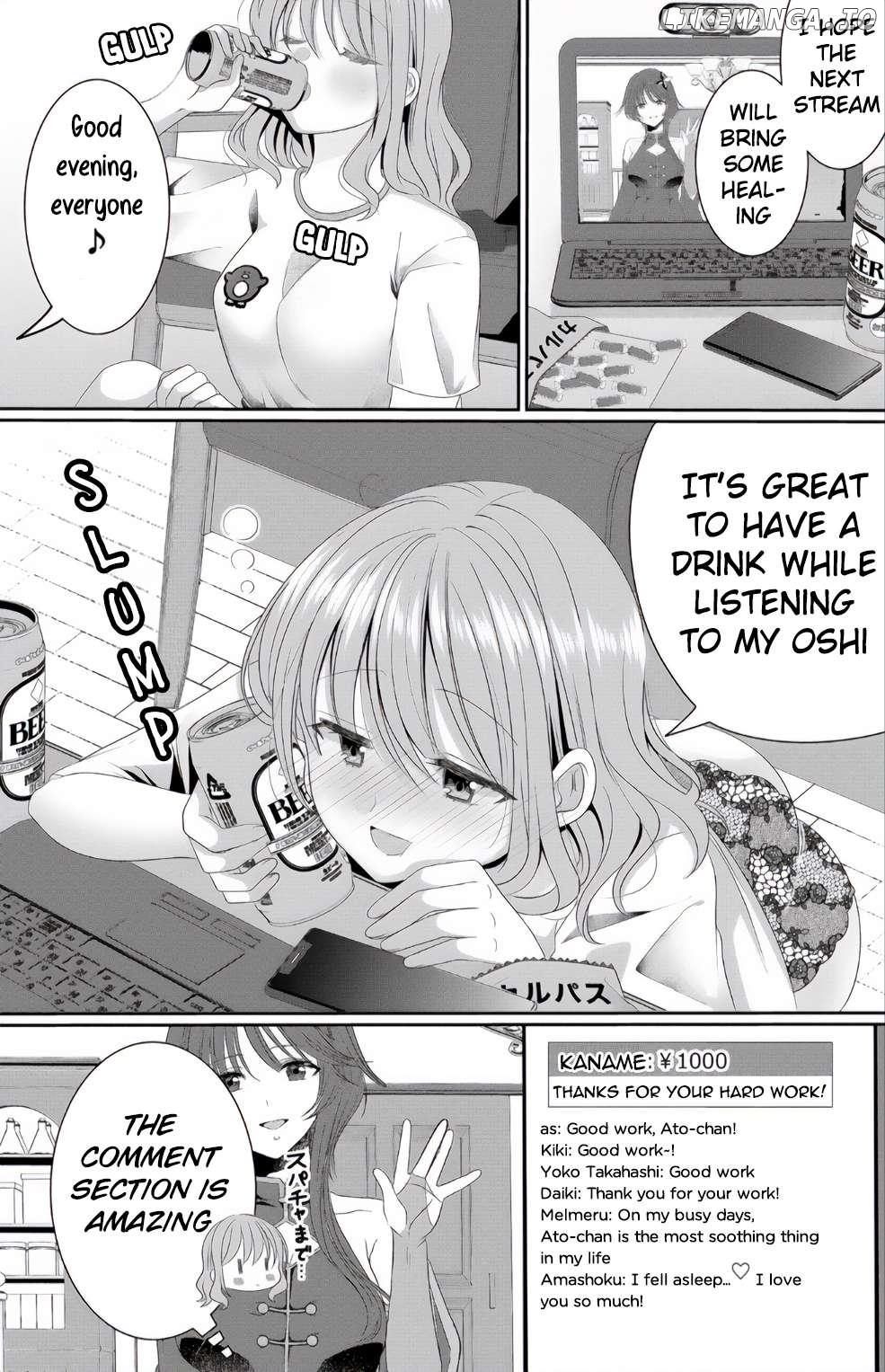 OL Vtuber to Oshi JK-chan Chapter 5 - page 8